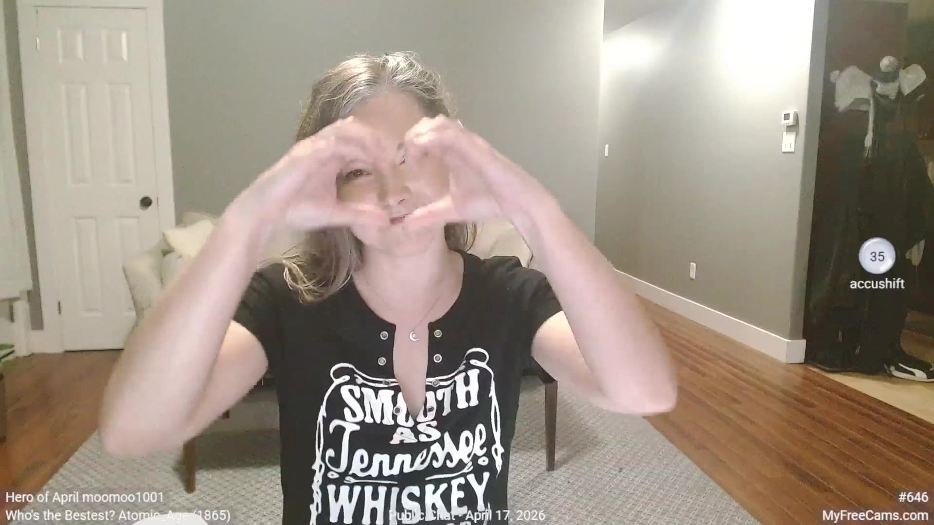 Gallery image thumbnail from KellyHeart's myfreecams stream on, 04/18/2026, 02:57 image 20 of 20