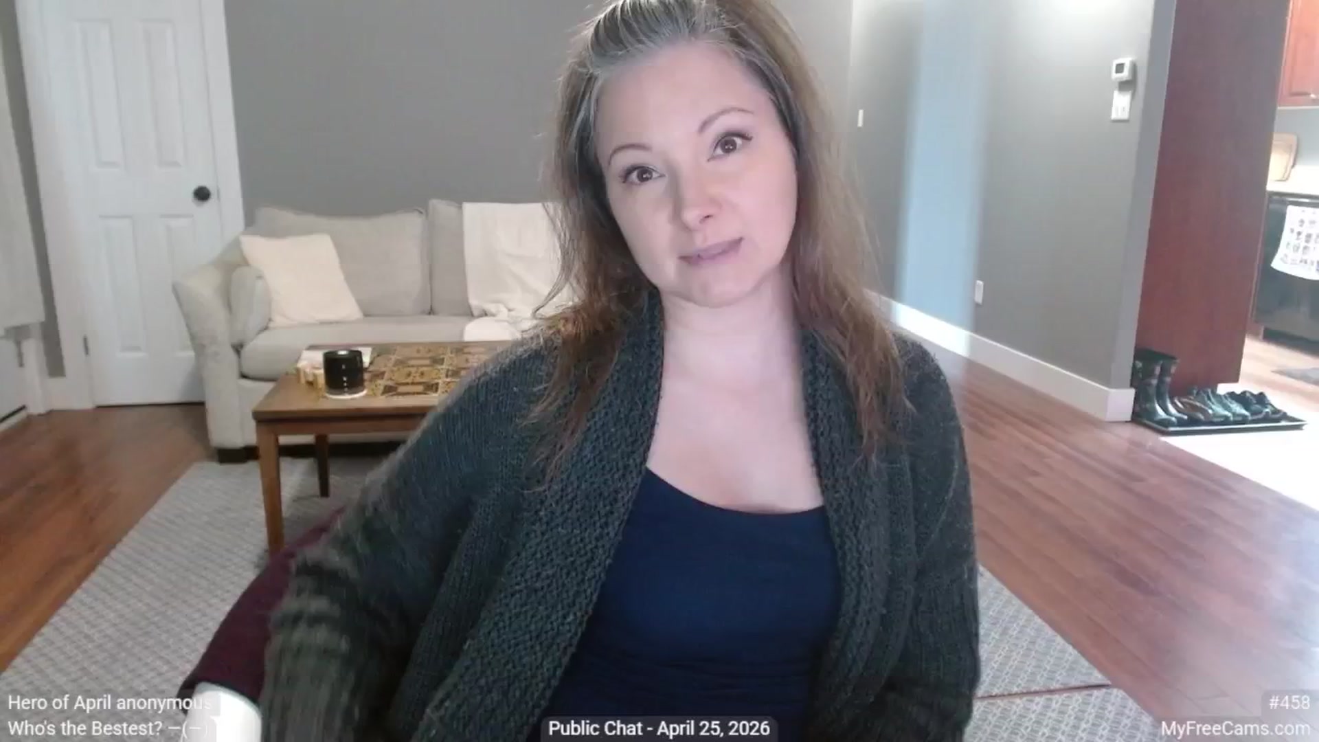 Gallery image thumbnail from KellyHeart's myfreecams stream on, 04/25/2026, 16:35 image 1 of 20