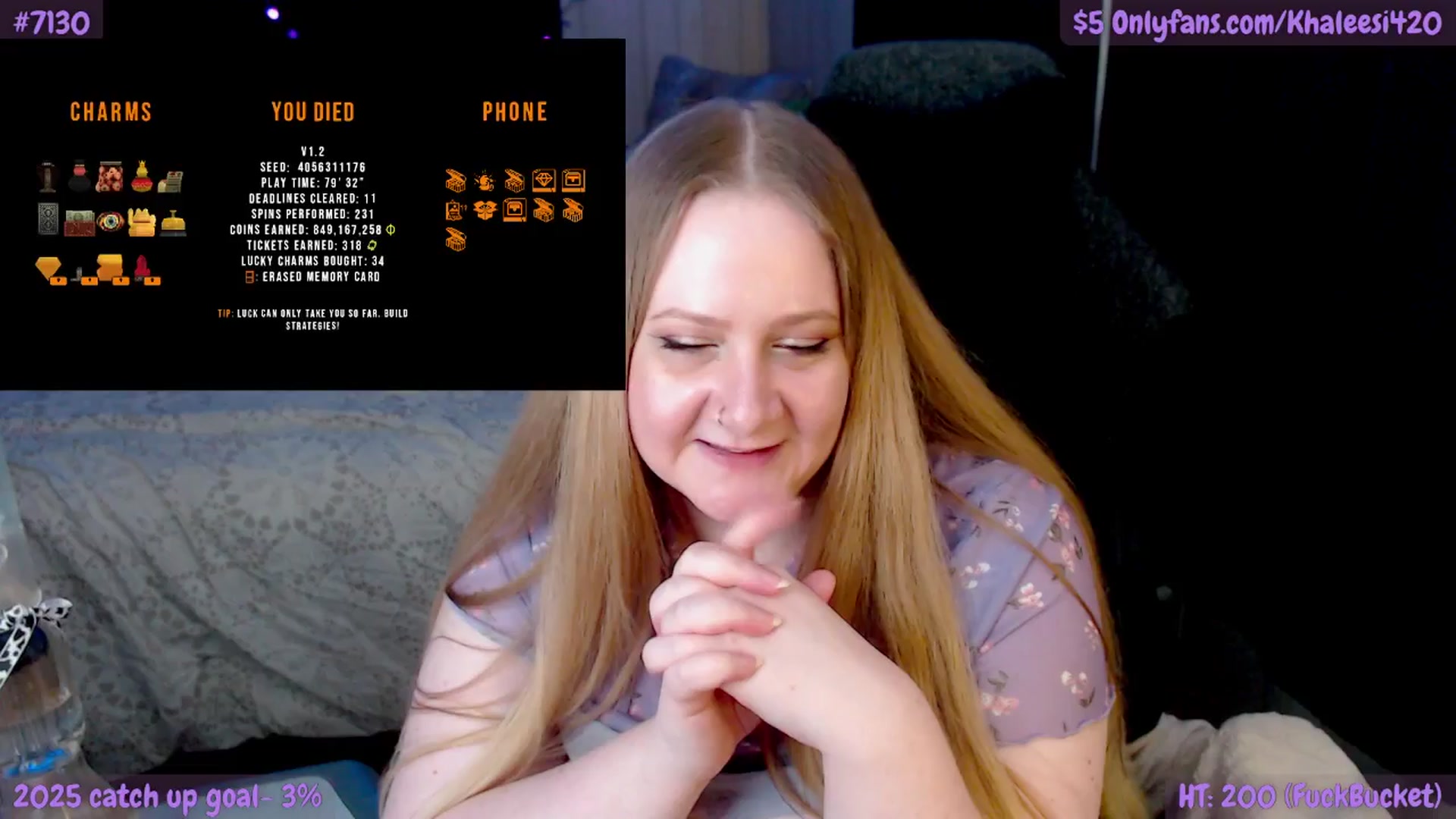 Gallery image thumbnail from Khaleesi420's myfreecams stream on, 11/22/2025, 12:48 image 5 of 20