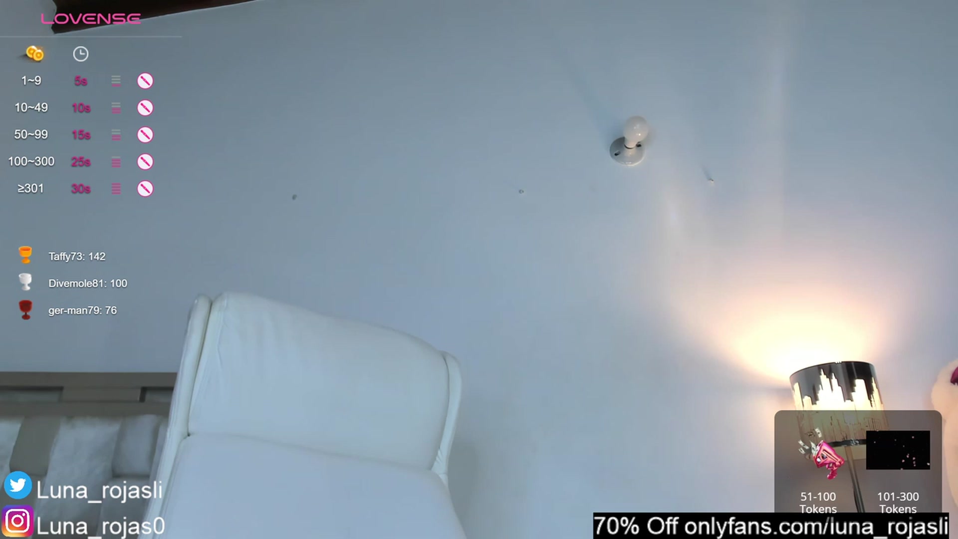 Gallery image thumbnail from Khalesi69's myfreecams stream on, 09/06/2023, 08:16 image 18 of 20