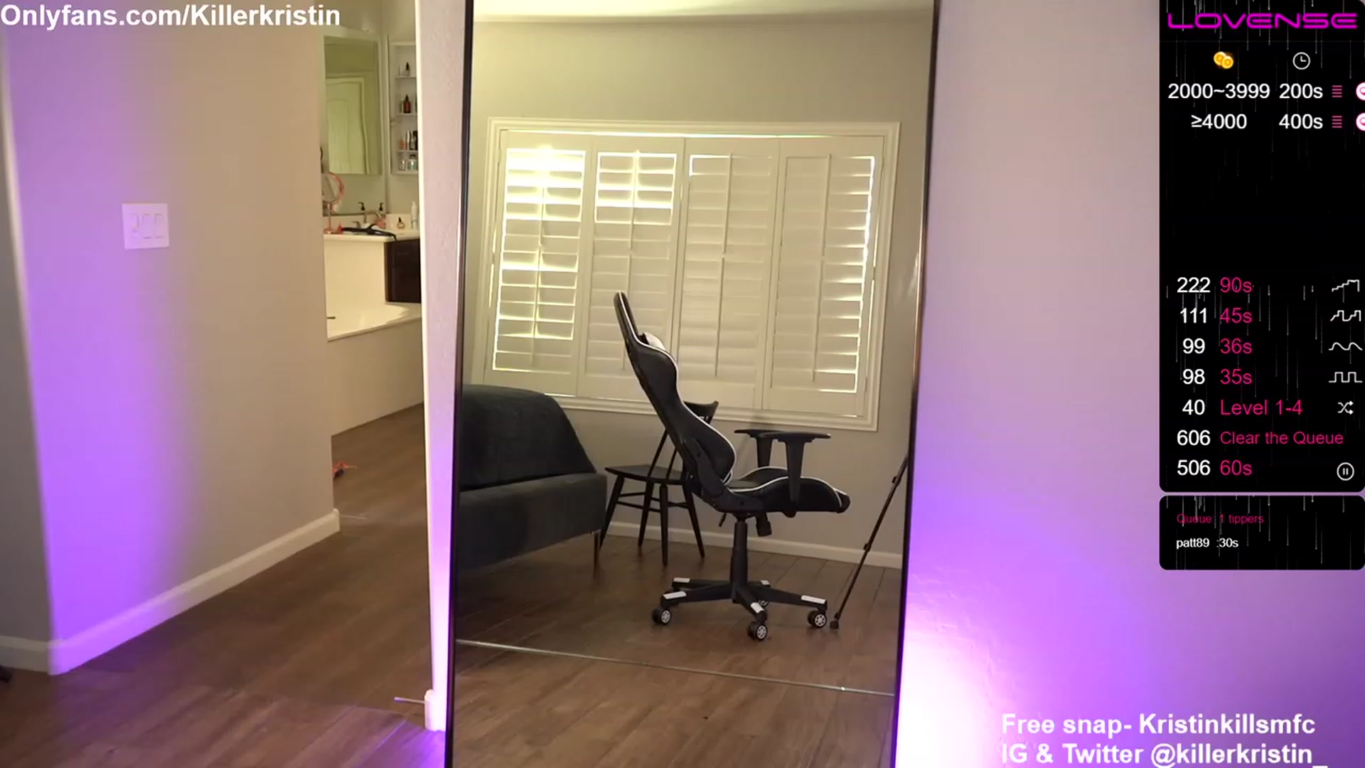 Gallery image thumbnail from KillerKristin's myfreecams stream on, 03/23/2023, 18:22 image 5 of 20