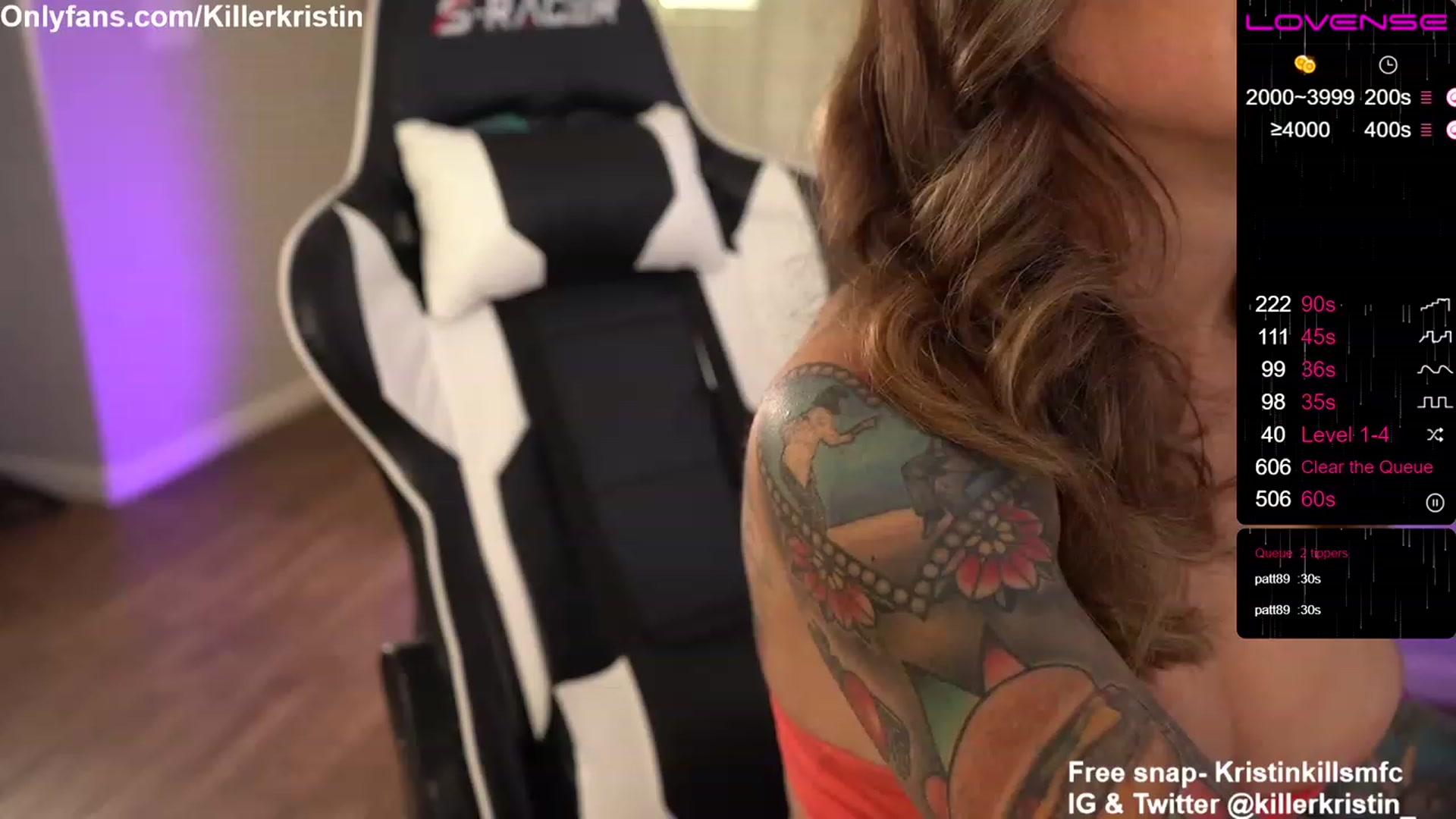 Gallery image thumbnail from KillerKristin's myfreecams stream on, 03/23/2023, 18:22 image 11 of 20
