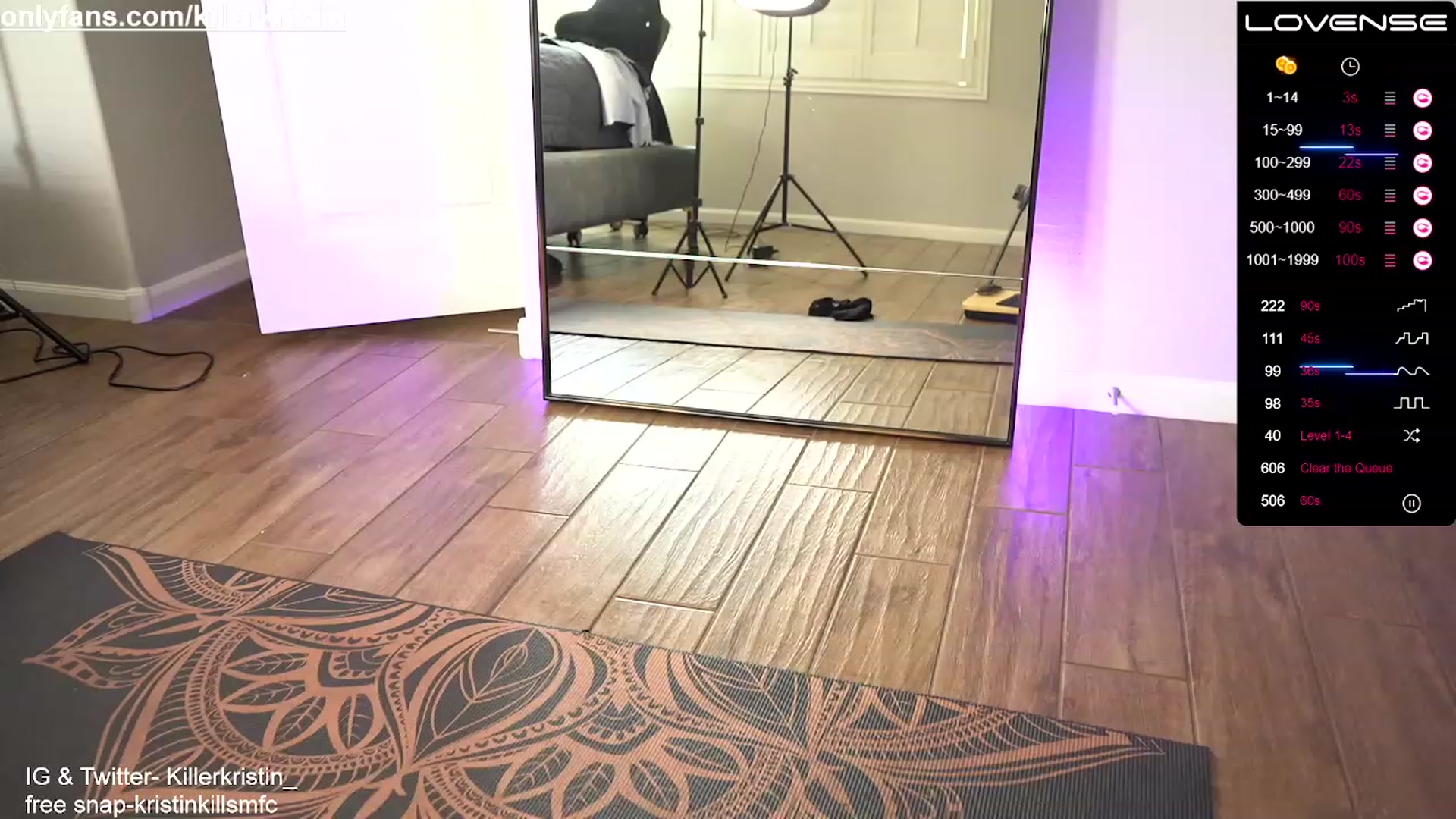 Gallery image thumbnail from KillerKristin's myfreecams stream on, 04/07/2023, 21:26 image 7 of 20