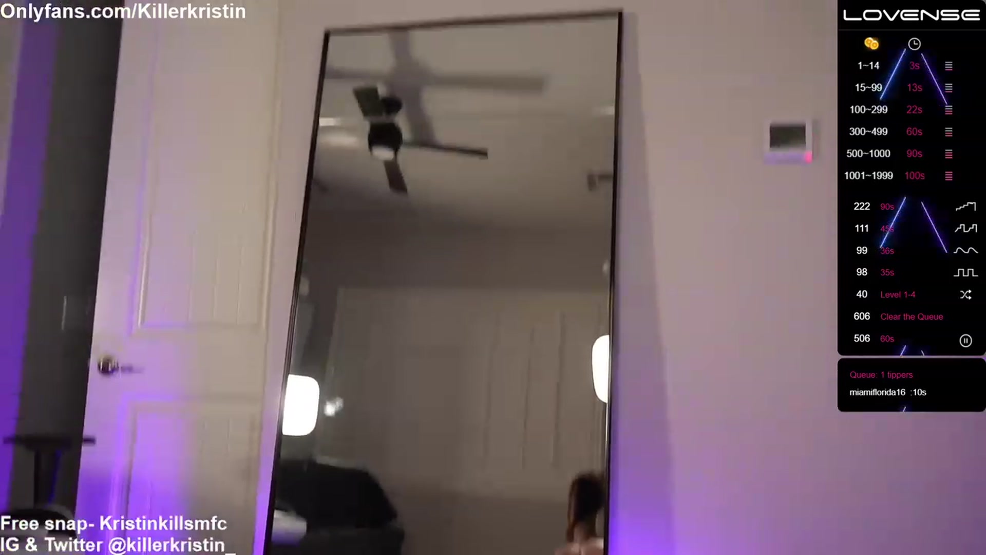 Gallery image thumbnail from KillerKristin's myfreecams stream on, 04/09/2023, 03:52 image 18 of 20