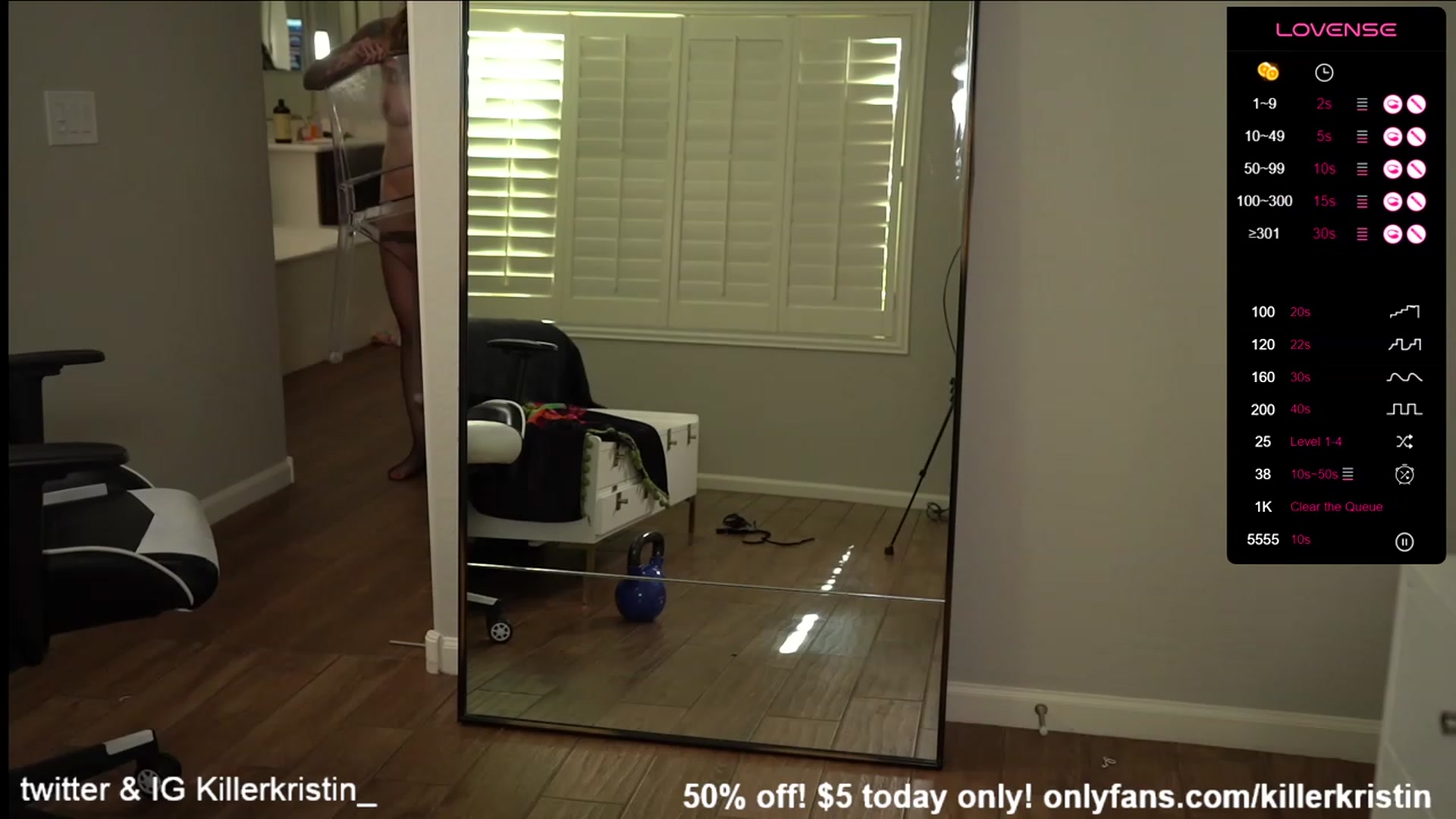 Gallery image thumbnail from KillerKristin's myfreecams stream on, 11/24/2023, 19:56 image 5 of 20