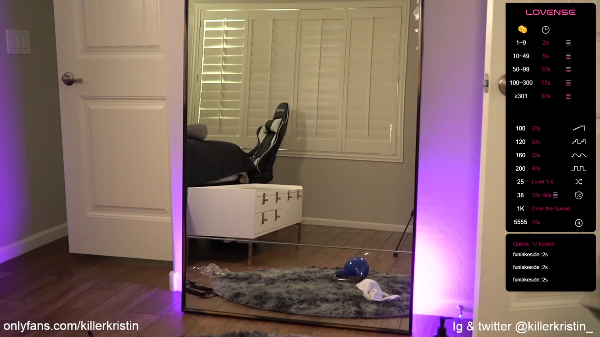Gallery image thumbnail from KillerKristin's myfreecams stream on, 12/31/2023, 19:48 image 18 of 20