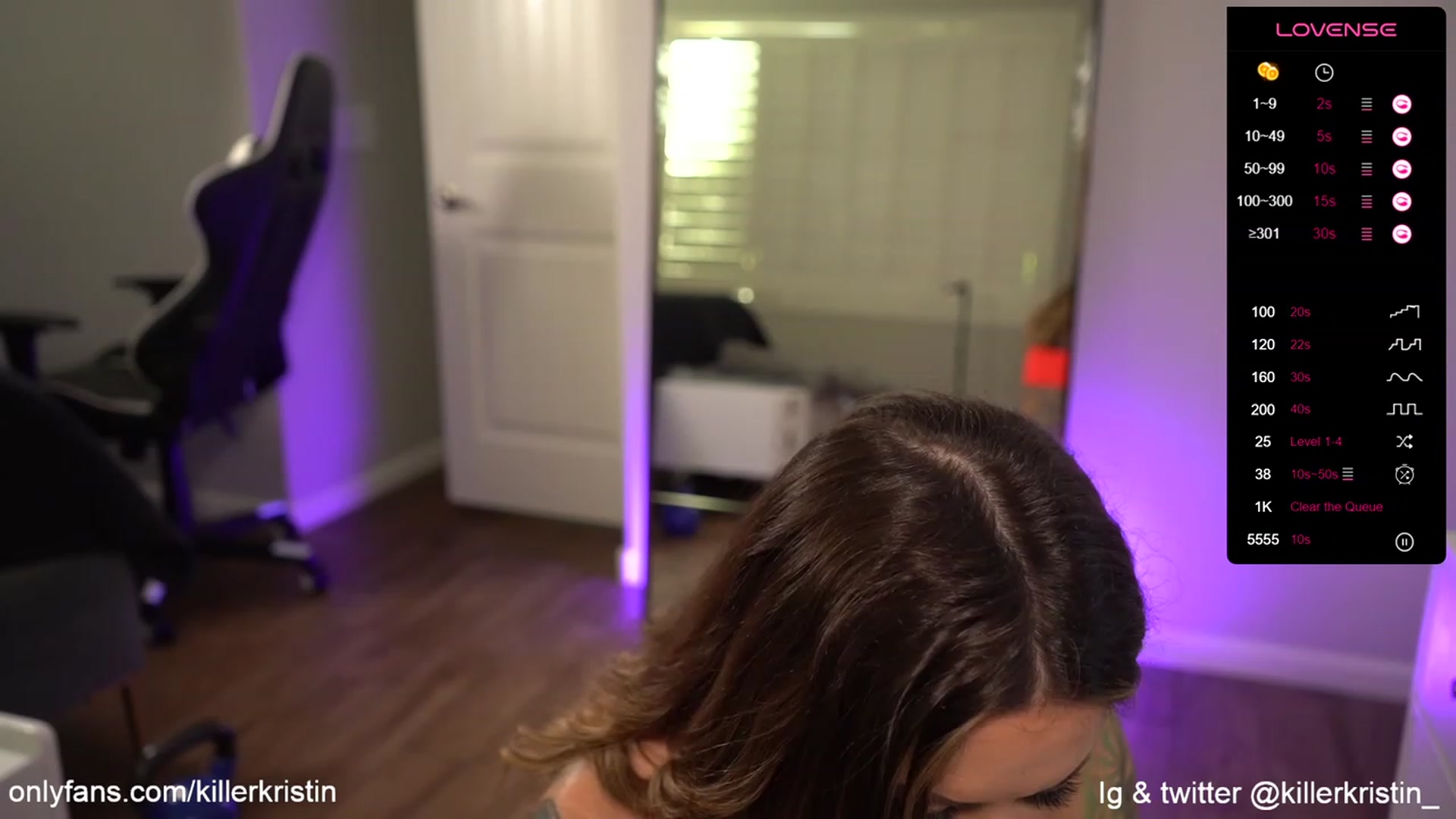 Gallery image thumbnail from KillerKristin's myfreecams stream on, 01/05/2024, 18:56 image 9 of 20