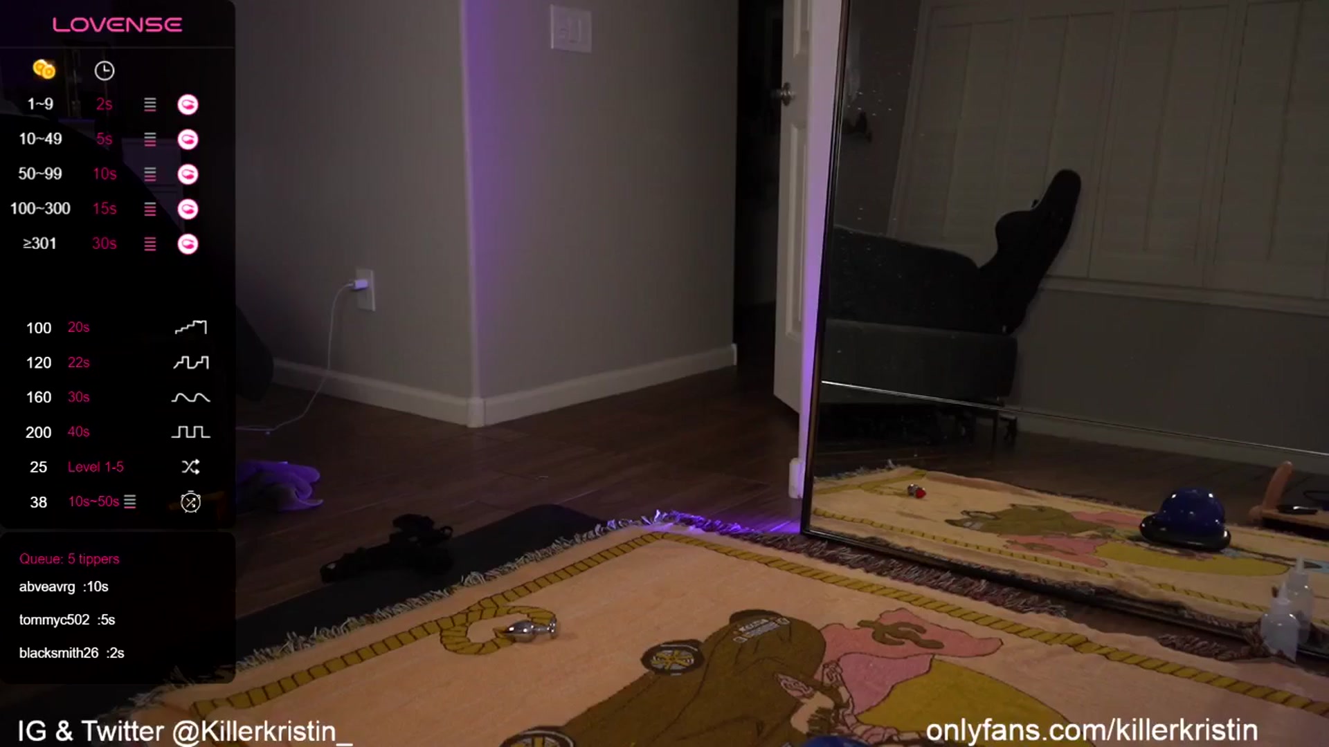 Gallery image thumbnail from KillerKristin's myfreecams stream on, 06/24/2024, 07:55 image 1 of 20