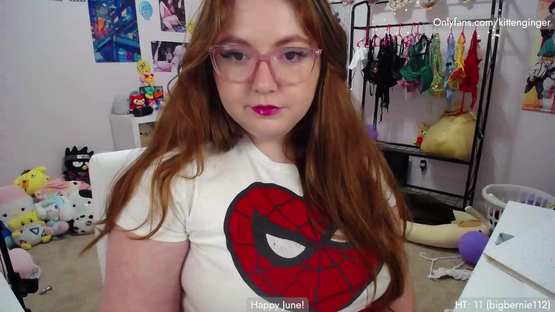 Gallery image thumbnail from KittenGinger's myfreecams stream on, 06/21/2023, 04:11 image 14 of 20