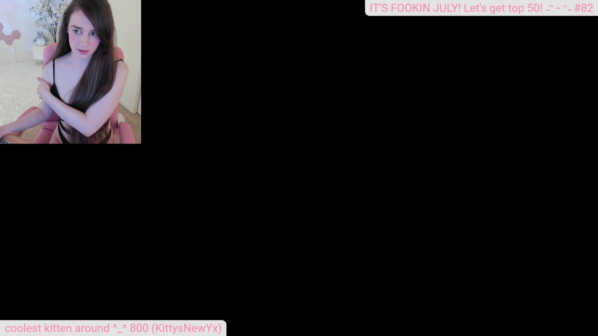 Gallery image thumbnail from Kittenyx's myfreecams stream on, 07/09/2023, 05:46 image 14 of 20