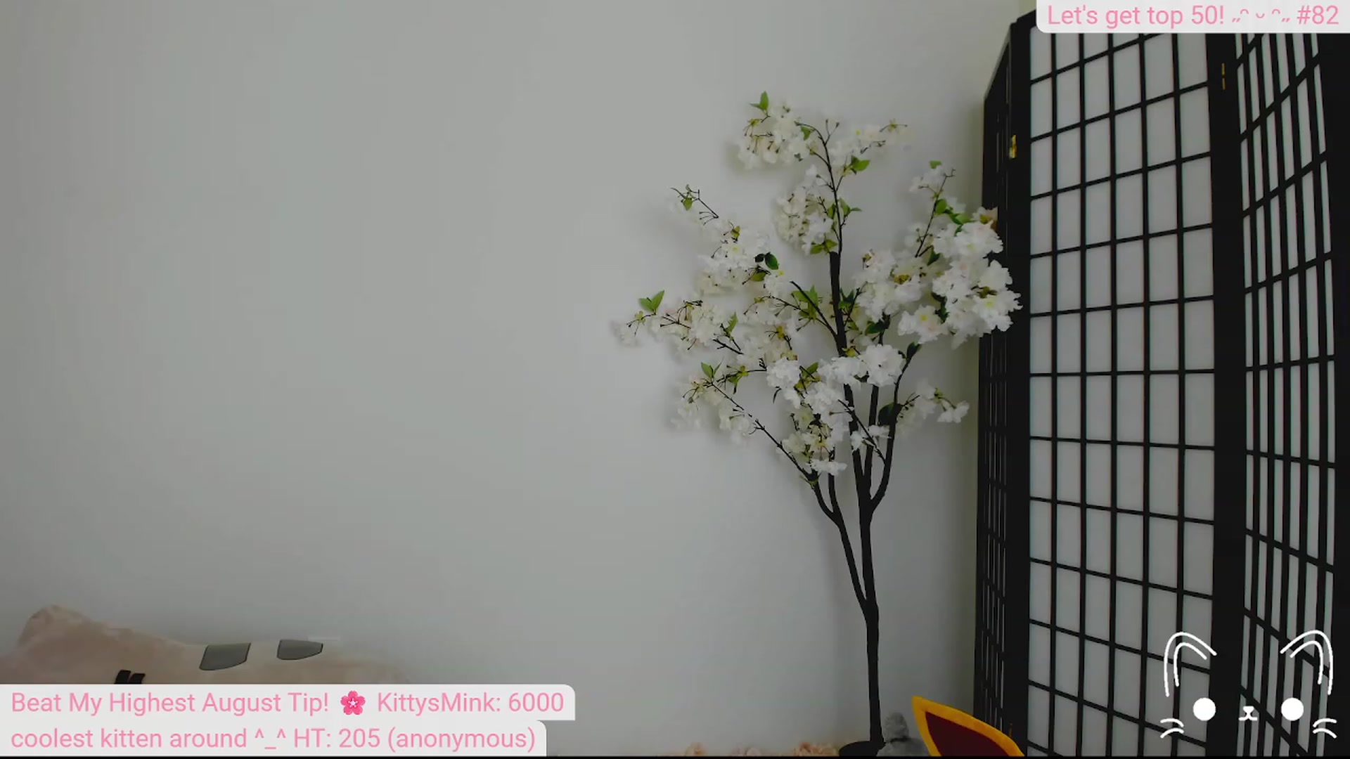 Gallery image thumbnail from Kittenyx's myfreecams stream on, 08/18/2023, 05:12 image 20 of 20