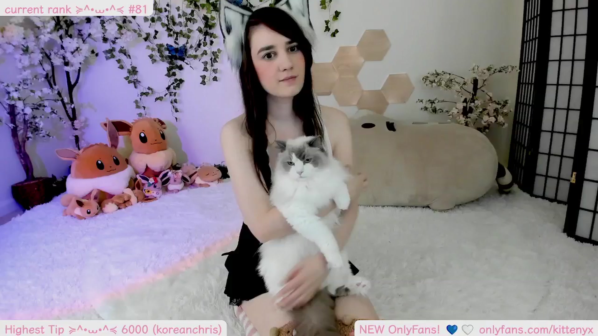 Gallery image thumbnail from Kittenyx's myfreecams stream on, 09/16/2025, 07:06 image 3 of 20