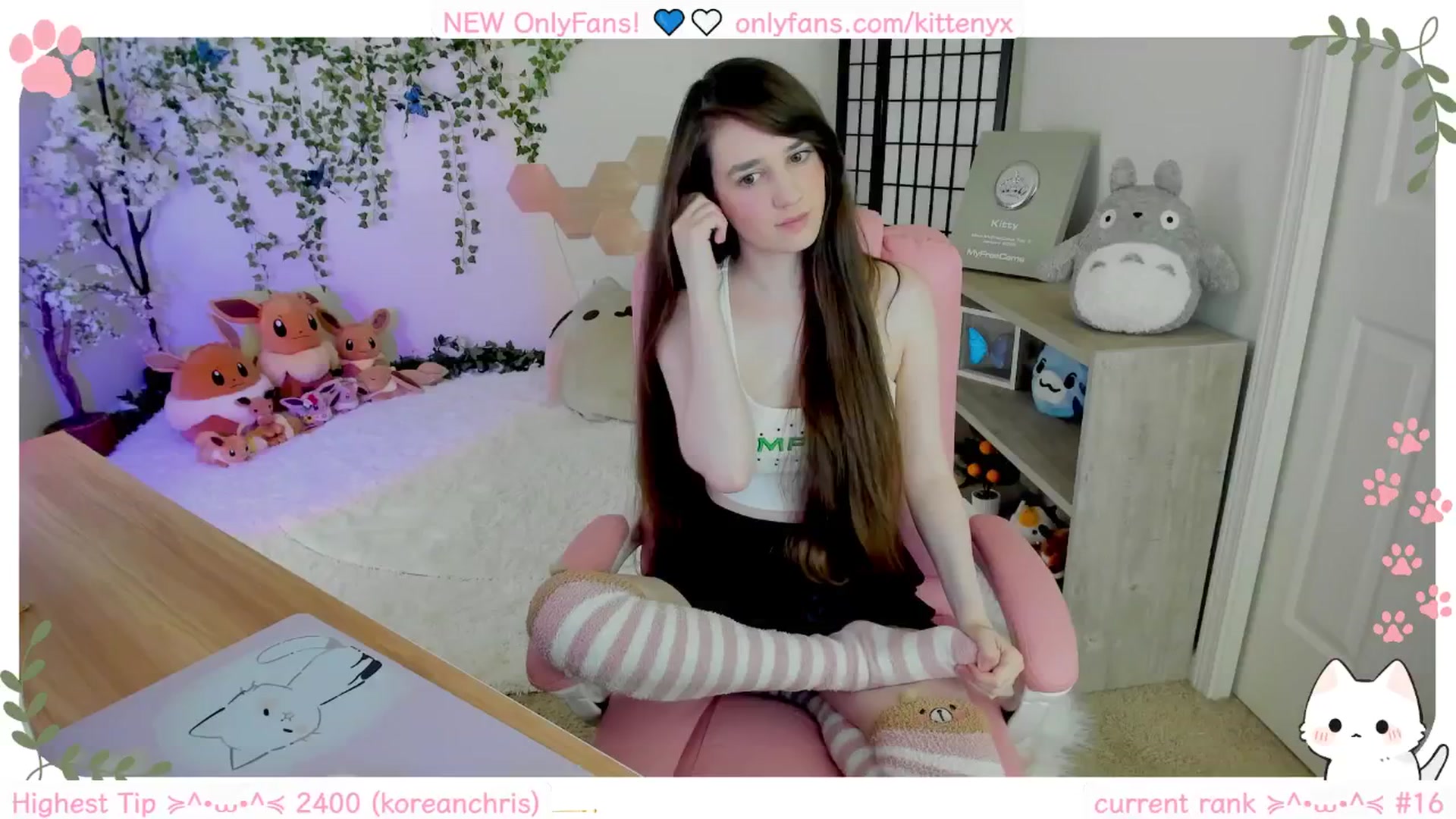 Gallery image thumbnail from Kittenyx's myfreecams stream on, 10/01/2025, 08:24 image 6 of 20
