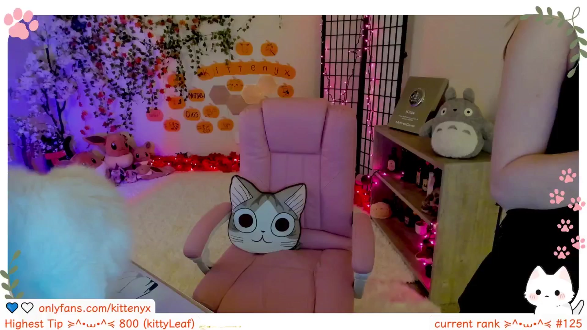 Gallery image thumbnail from Kittenyx's myfreecams stream on, 10/26/2025, 07:15 image 10 of 20