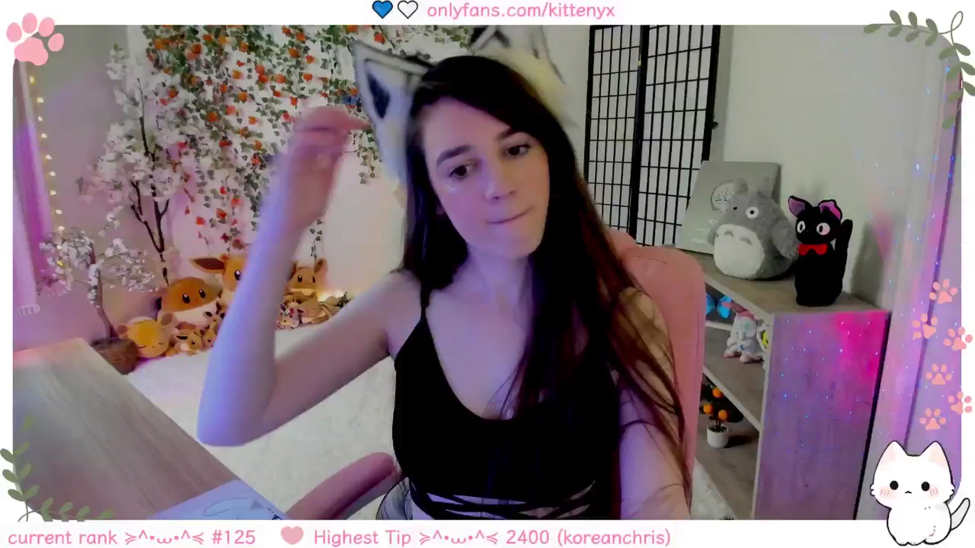 Gallery image thumbnail from Kittenyx's myfreecams stream on, 12/10/2025, 07:40 image 12 of 20