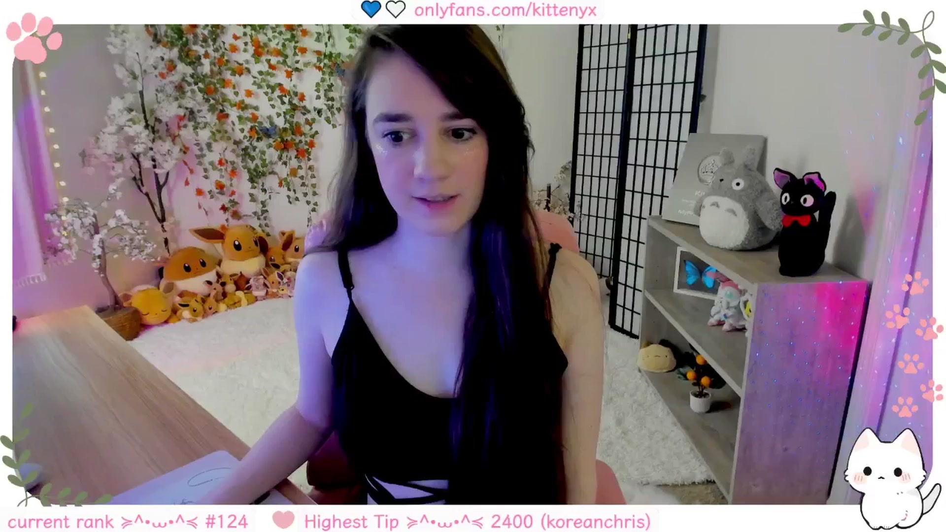 Gallery image thumbnail from Kittenyx's myfreecams stream on, 12/10/2025, 07:40 image 16 of 20