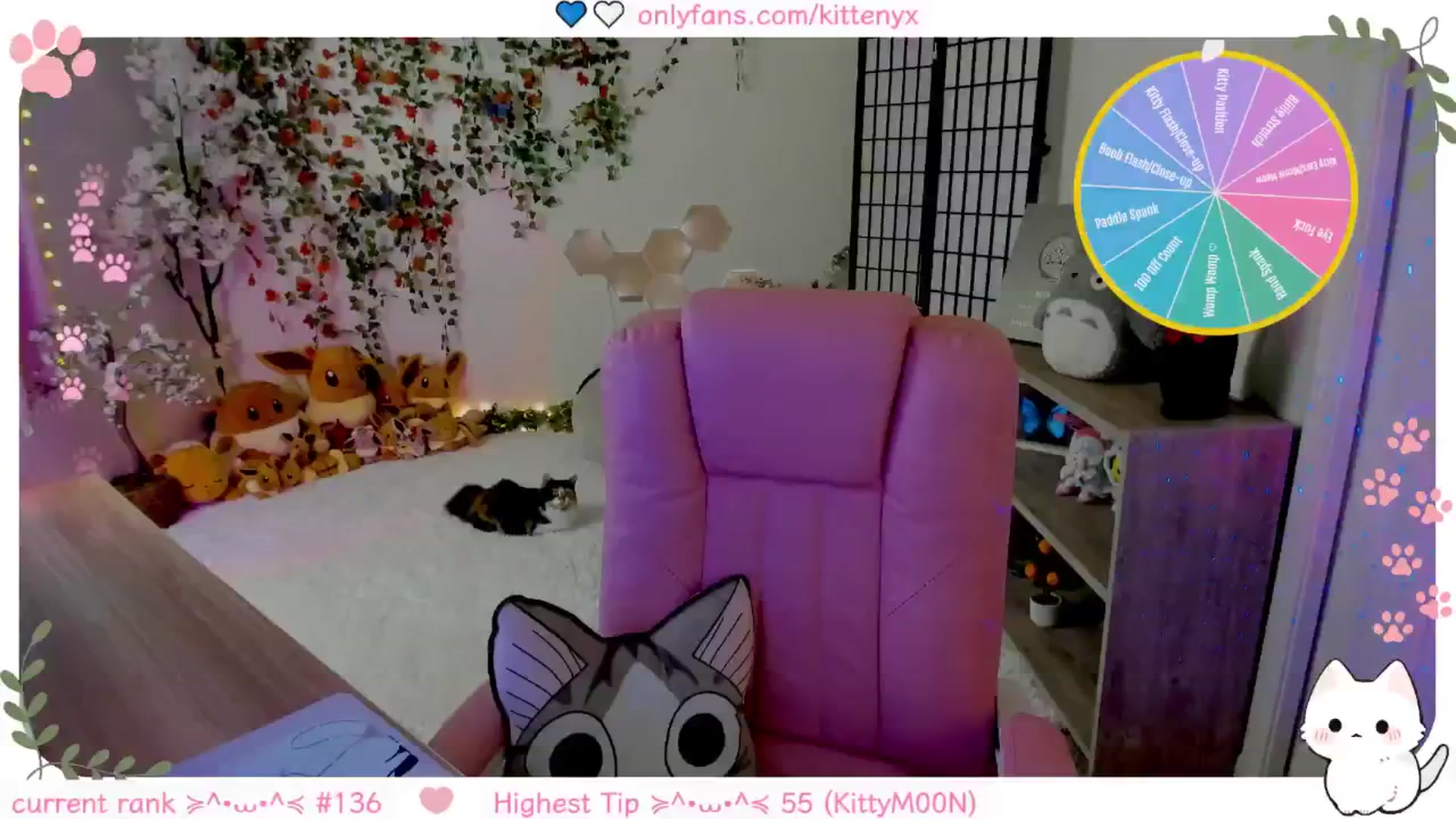 Gallery image thumbnail from Kittenyx's myfreecams stream on, 12/10/2025, 07:40 image 5 of 20