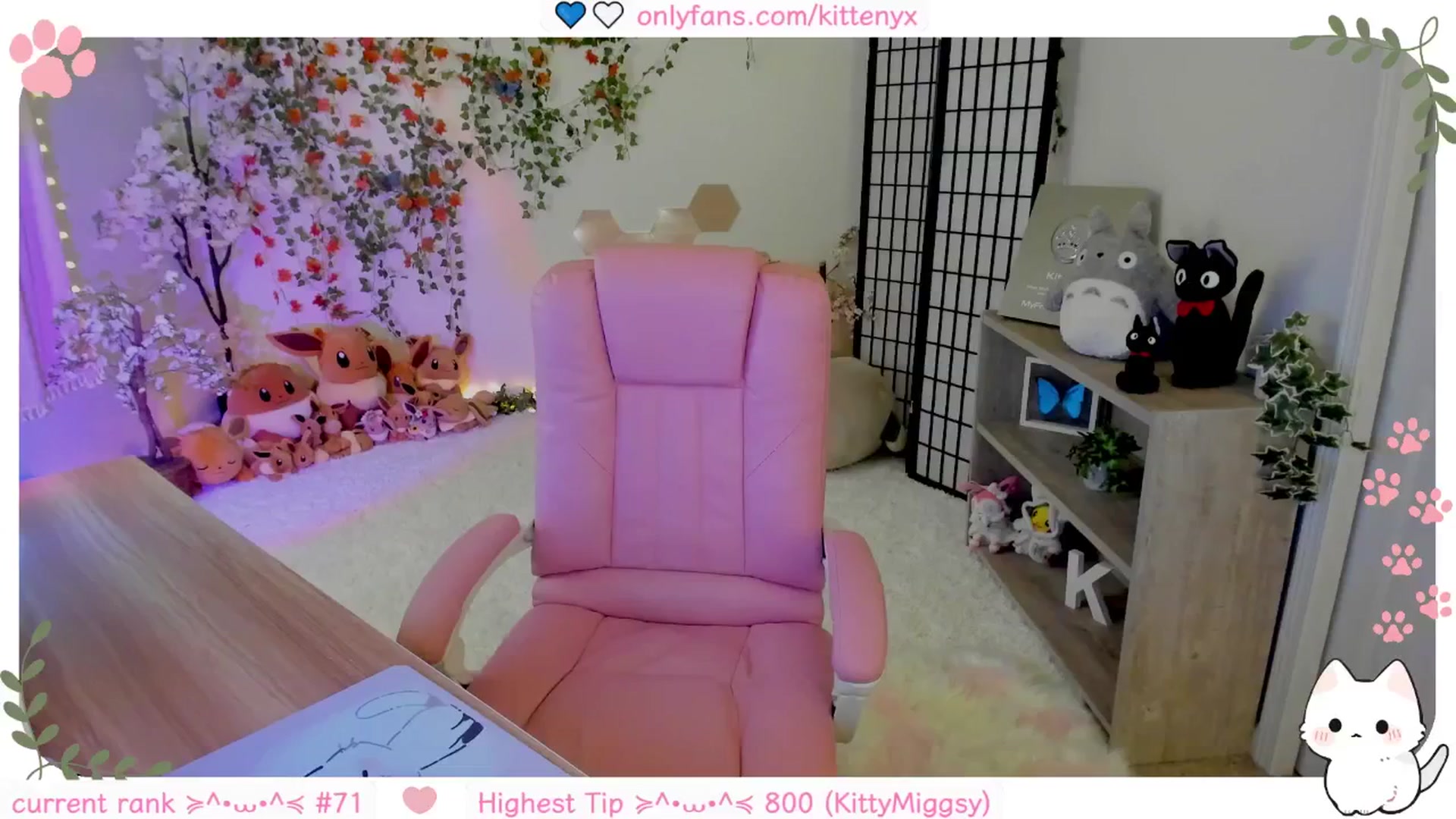 Gallery image thumbnail from Kittenyx's myfreecams stream on, 12/19/2025, 08:42 image 10 of 20