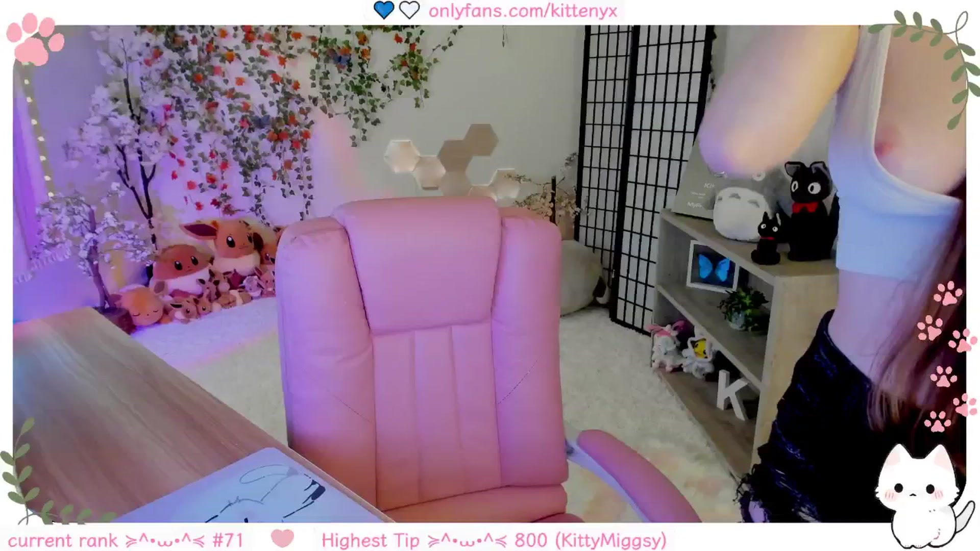 Gallery image thumbnail from Kittenyx's myfreecams stream on, 12/19/2025, 08:42 image 9 of 20