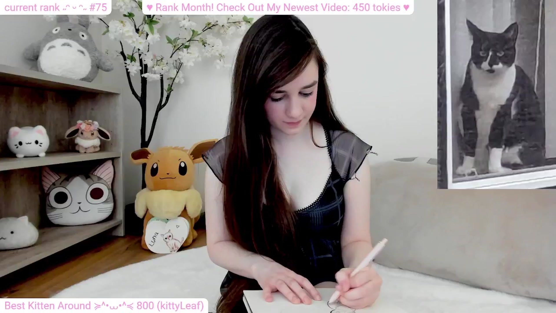 Gallery image thumbnail from Kitty's myfreecams stream on, 02/25/2024, 09:50 image 7 of 20