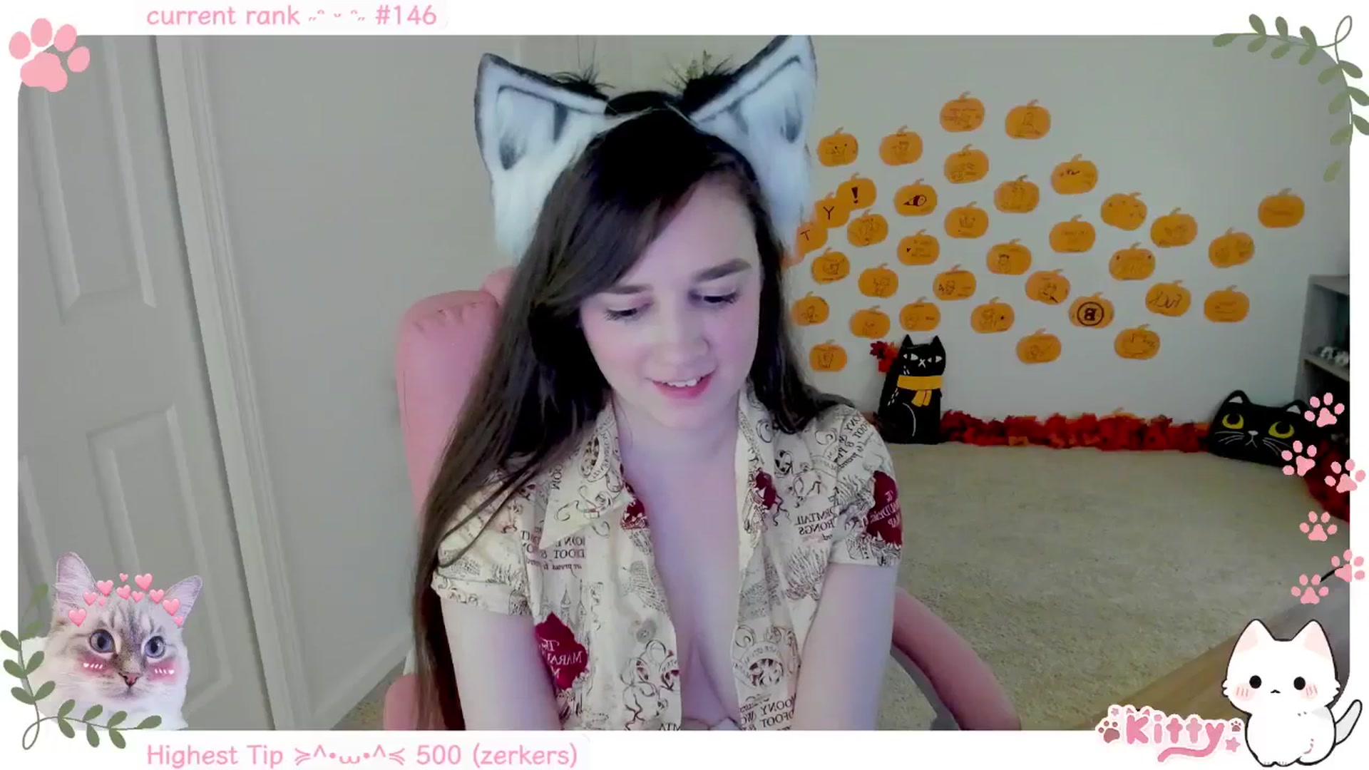 Gallery image thumbnail from Kitty's myfreecams stream on, 11/14/2024, 07:53 image 17 of 20