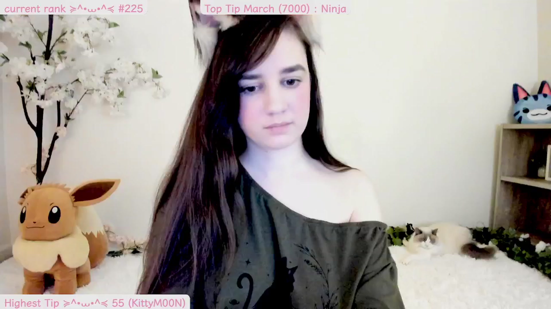 Gallery image thumbnail from Kitty's myfreecams stream on, 03/19/2025, 05:13 image 2 of 20
