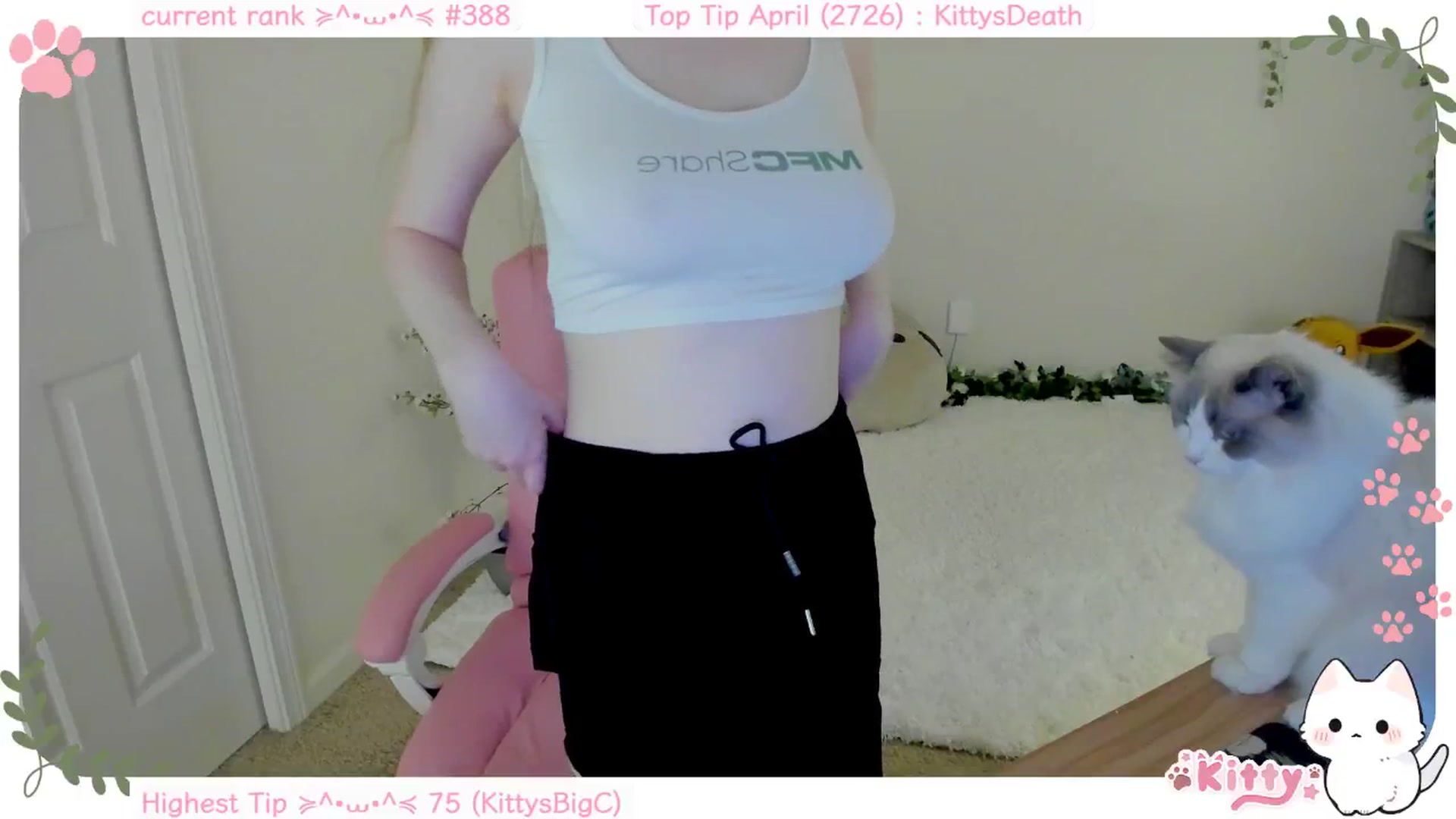 Gallery image thumbnail from Kitty's myfreecams stream on, 04/15/2025, 05:36 image 5 of 20
