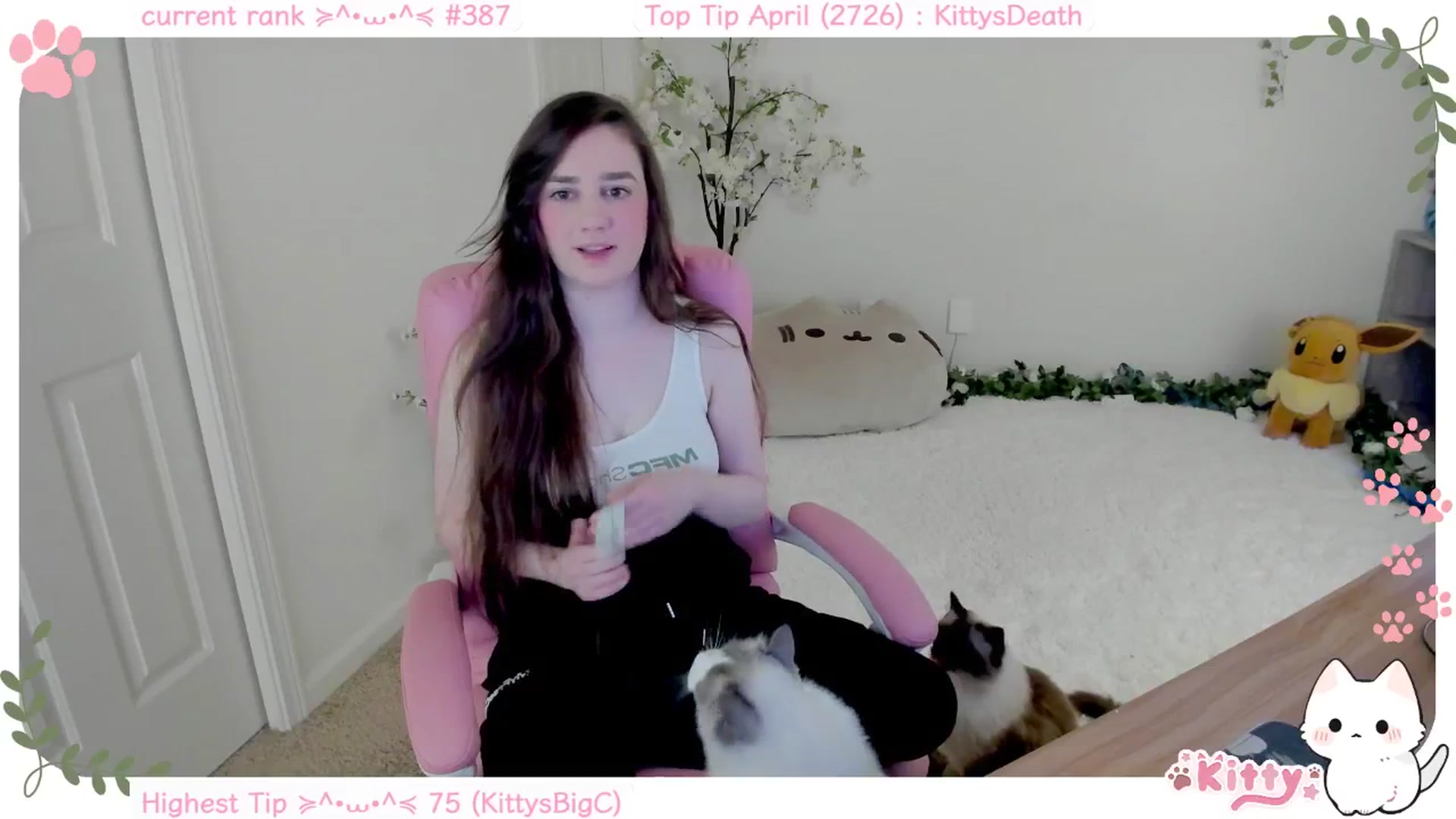 Gallery image thumbnail from Kitty's myfreecams stream on, 04/15/2025, 05:36 image 9 of 20