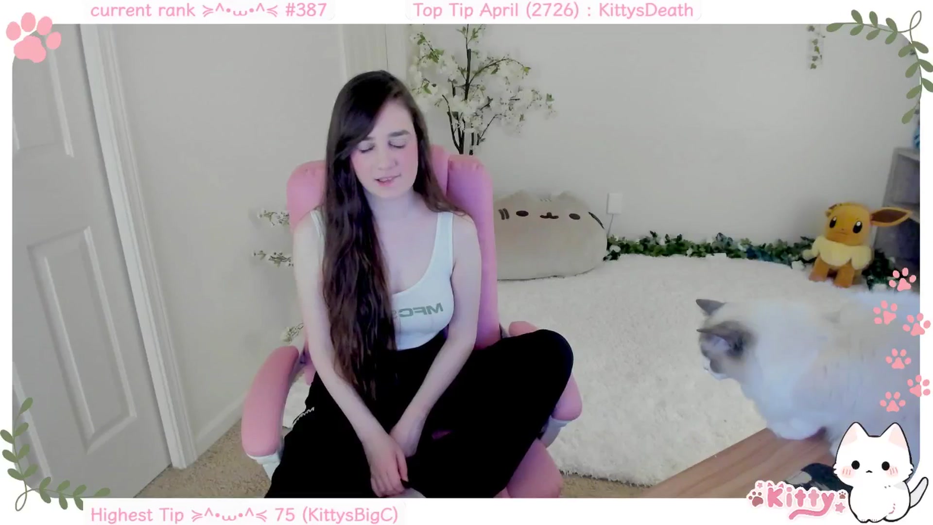 Gallery image thumbnail from Kitty's myfreecams stream on, 04/15/2025, 05:36 image 6 of 20