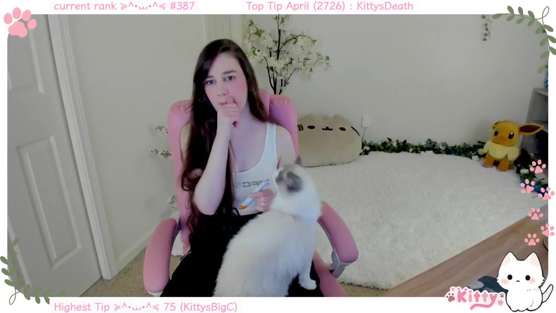 Gallery image thumbnail from Kitty's myfreecams stream on, 04/15/2025, 05:36 image 8 of 20