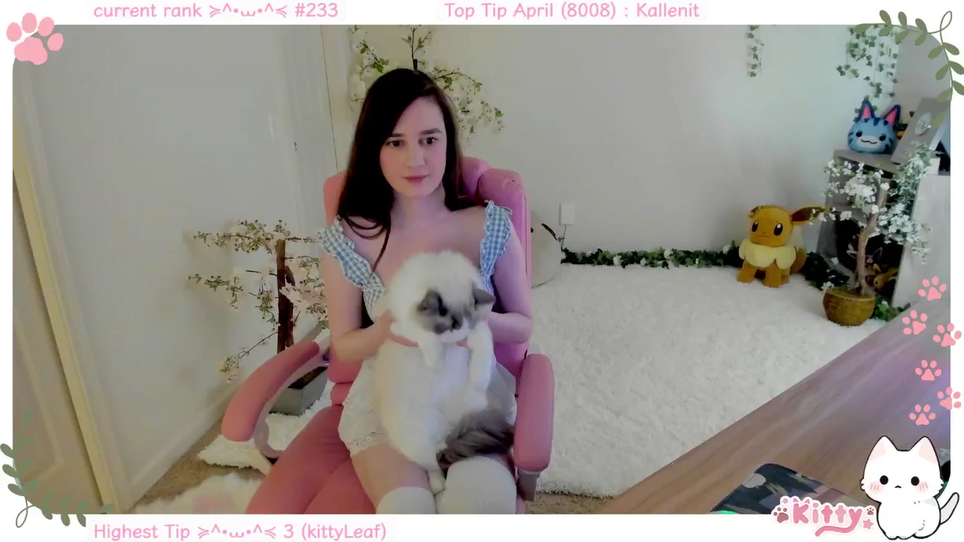 Gallery image thumbnail from Kitty's myfreecams stream on, 04/24/2025, 06:16 image 4 of 20