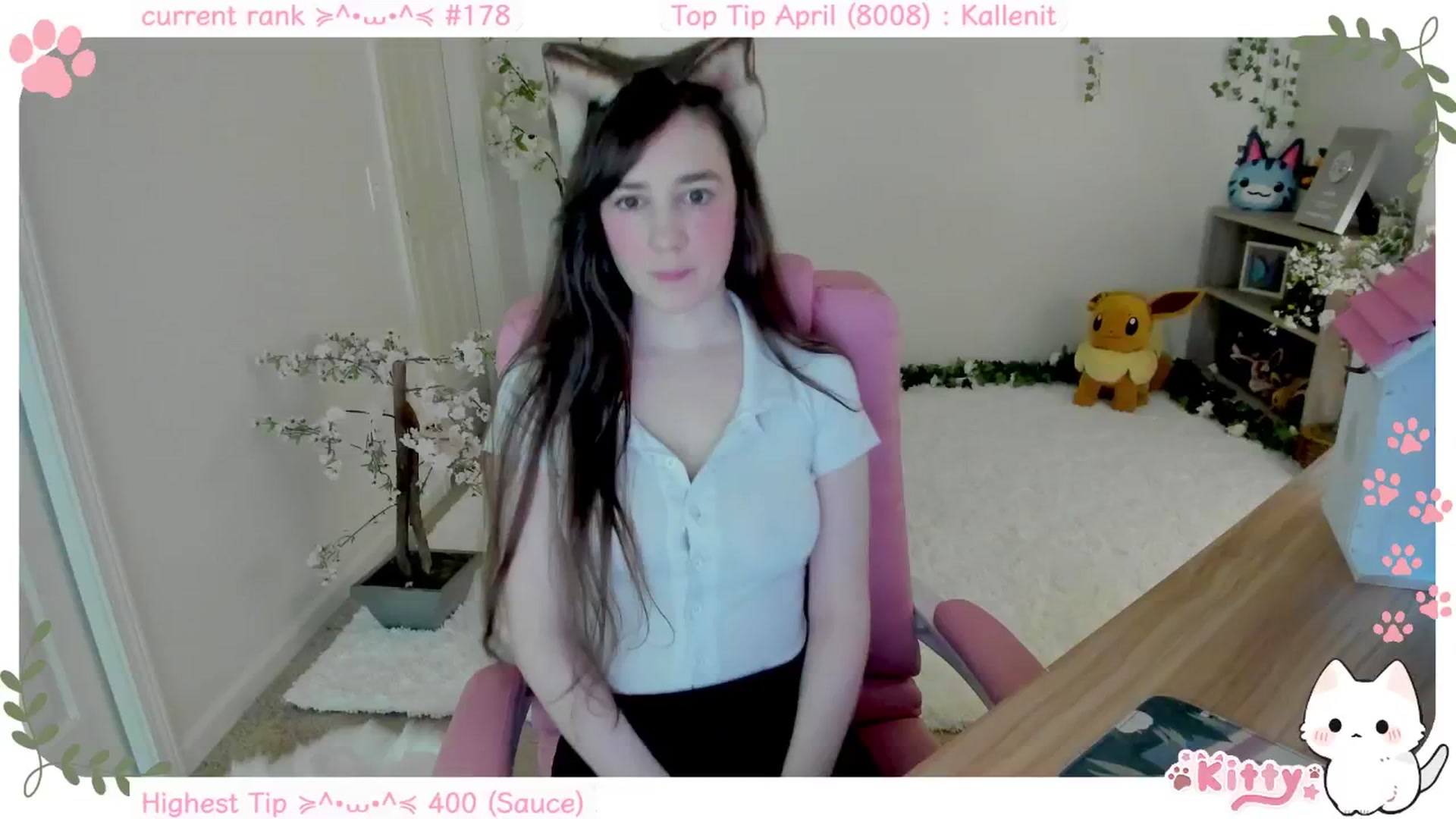 Gallery image thumbnail from Kitty's myfreecams stream on, 04/30/2025, 07:34 image 8 of 20