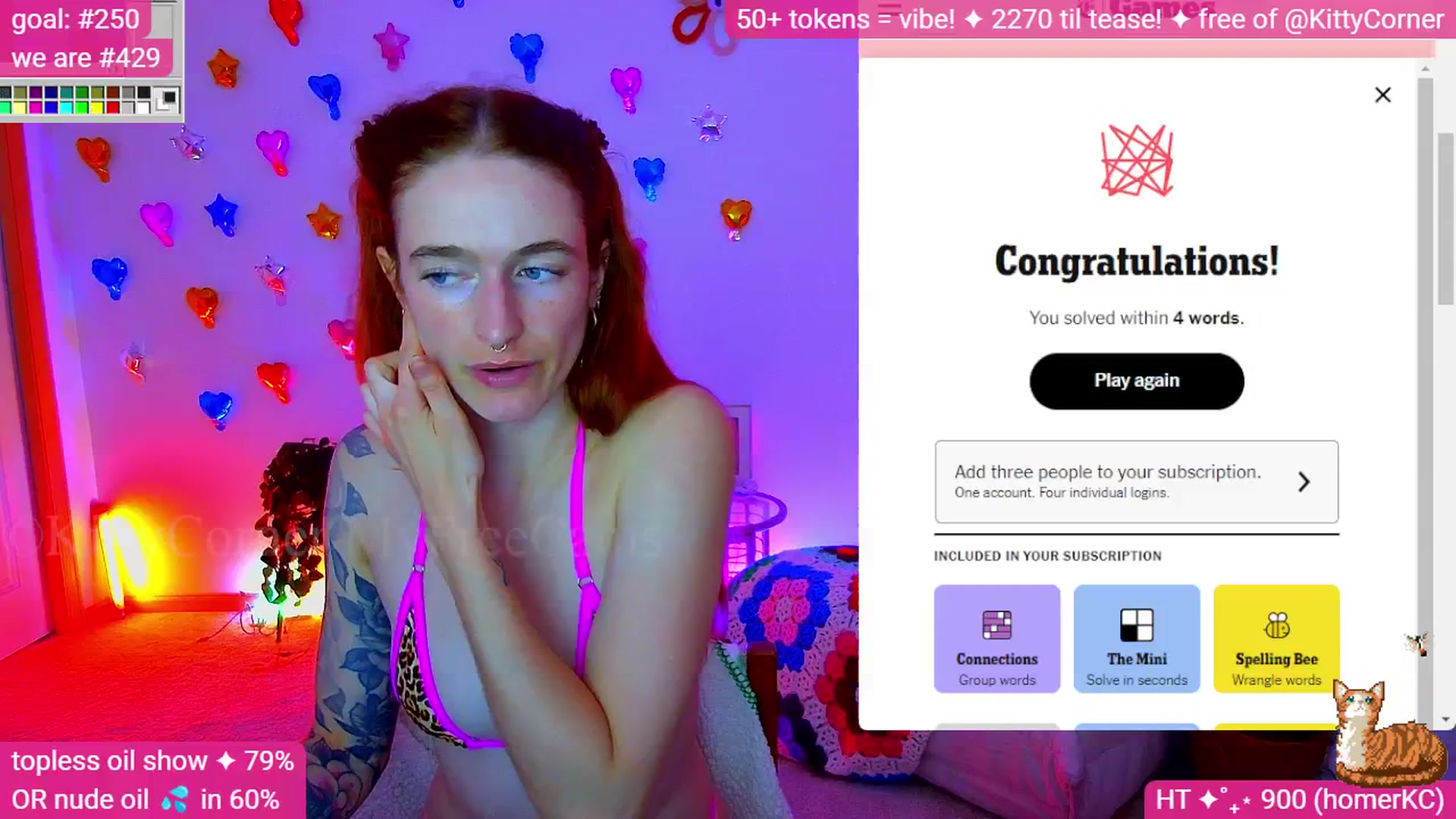 Gallery image thumbnail from KittyCorner's myfreecams stream on, 04/21/2026, 02:46 image 3 of 20