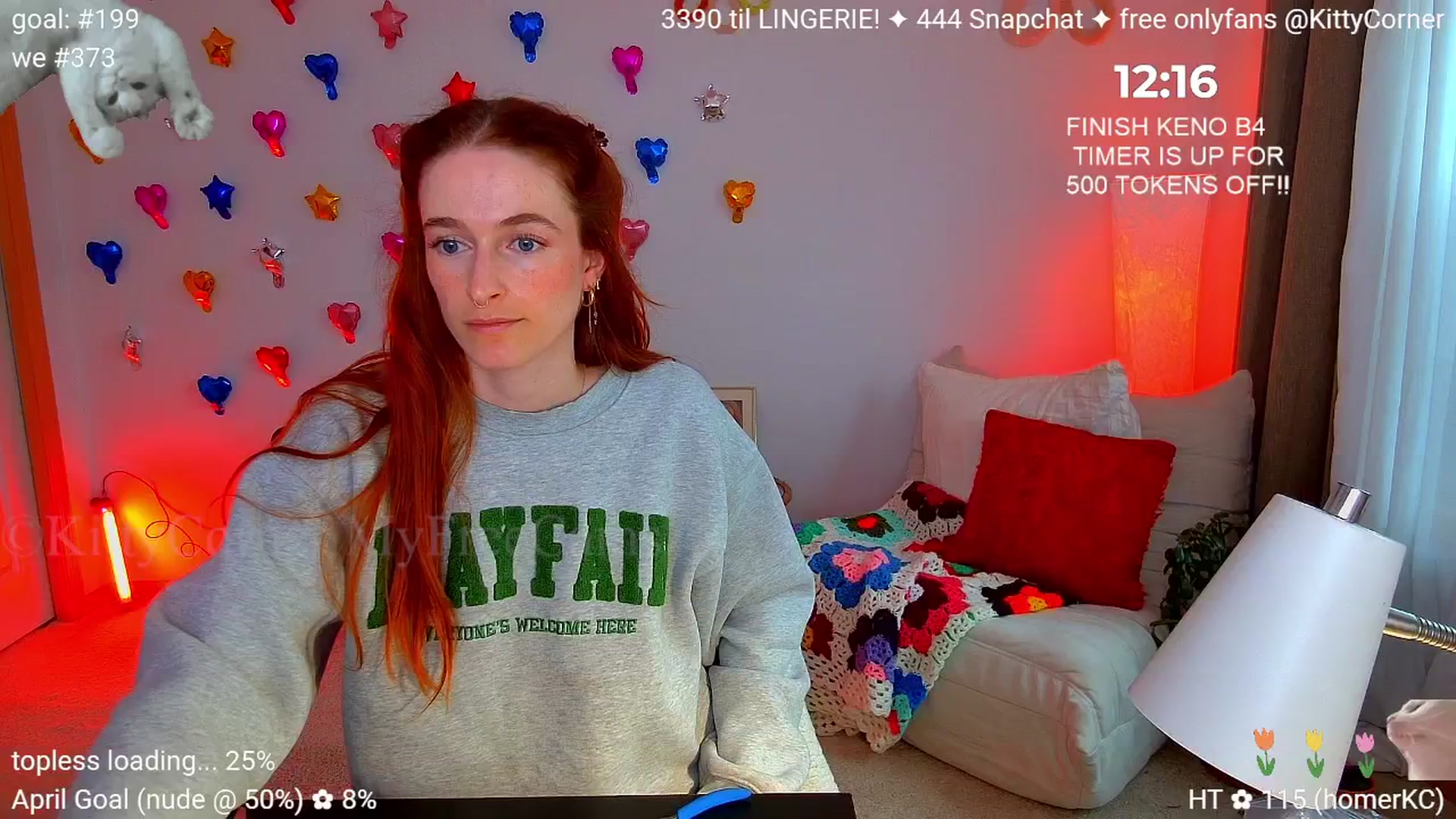 Gallery image thumbnail from KittyCorner's myfreecams stream on, 04/28/2026, 01:59 image 3 of 20