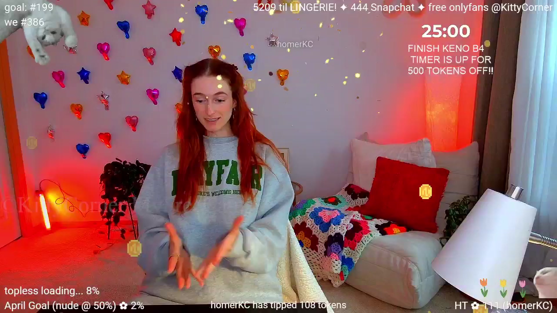 Gallery image thumbnail from KittyCorner's myfreecams stream on, 04/28/2026, 01:59 image 1 of 20