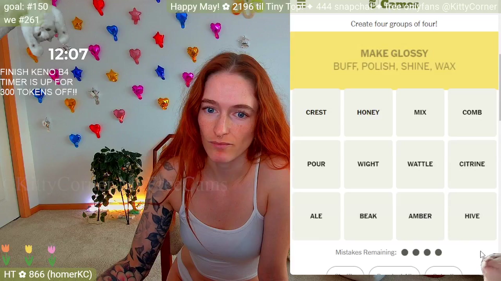 Gallery image thumbnail from KittyCorner's myfreecams stream on, 05/02/2026, 02:42 image 2 of 20