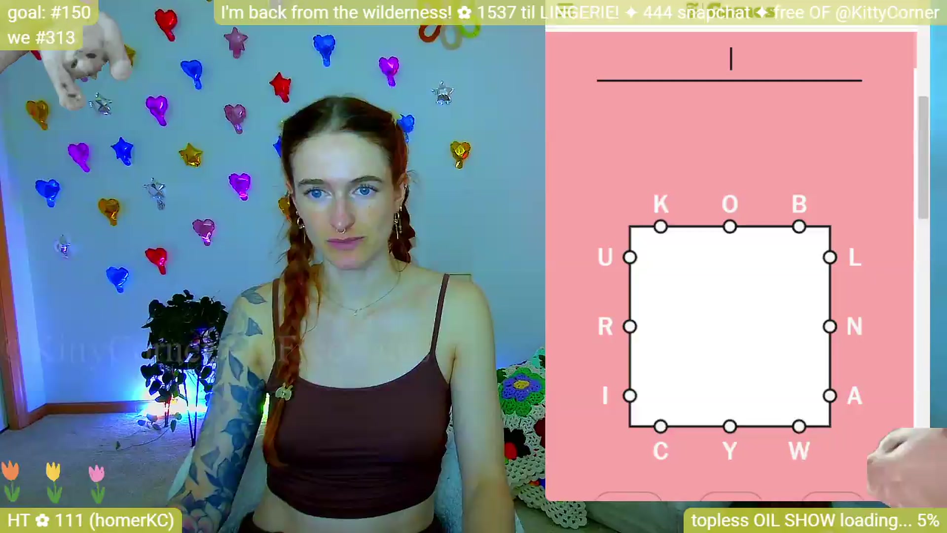 Gallery image thumbnail from KittyCorner's myfreecams stream on, 05/07/2026, 02:34 image 8 of 20