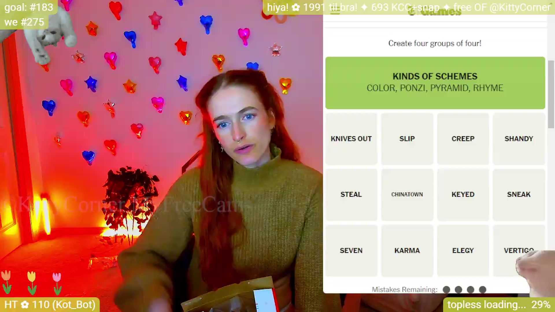 Gallery image thumbnail from KittyCorner's myfreecams stream on, 05/12/2026, 02:44 image 17 of 20