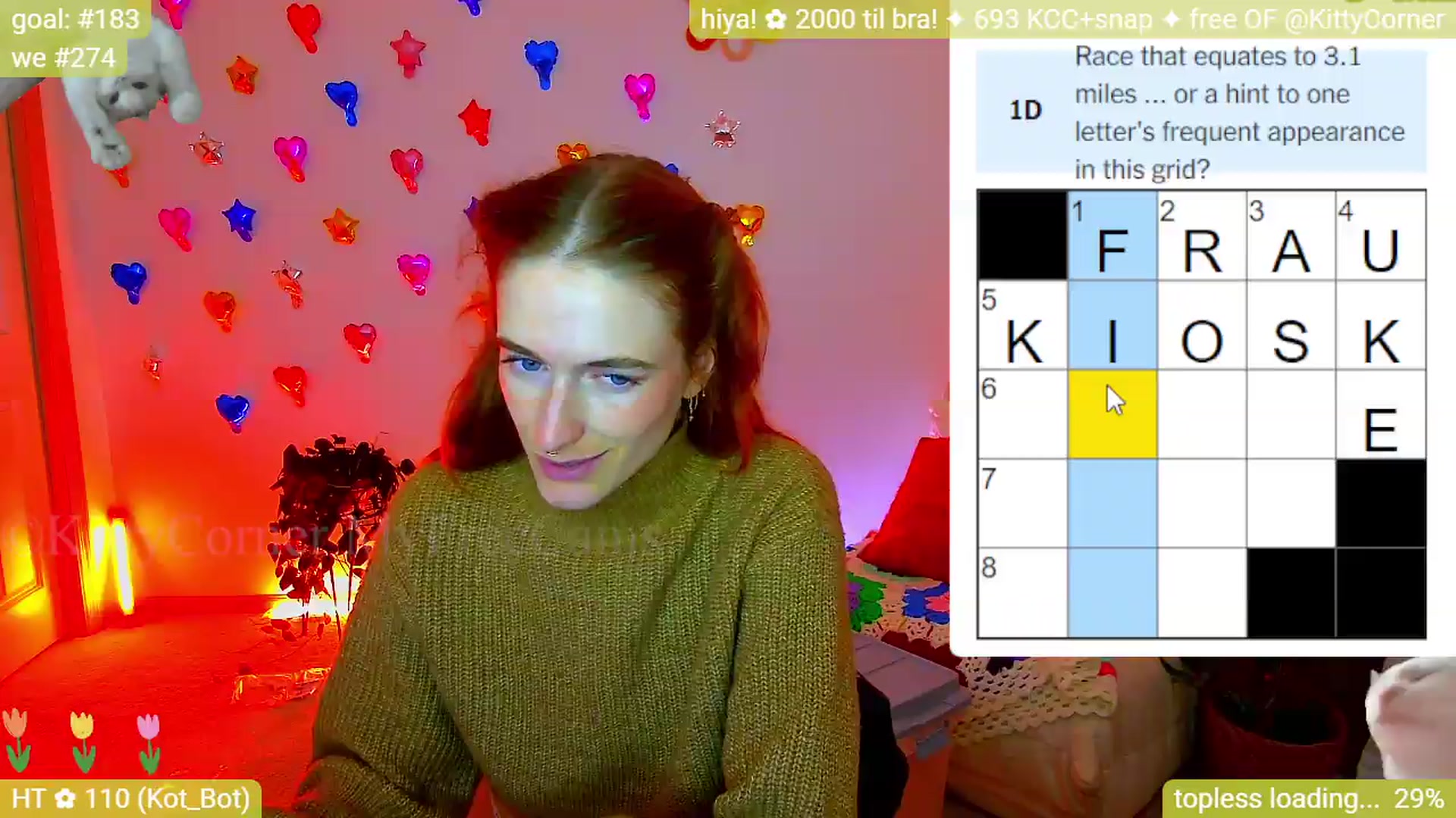 Gallery image thumbnail from KittyCorner's myfreecams stream on, 05/12/2026, 02:44 image 16 of 20