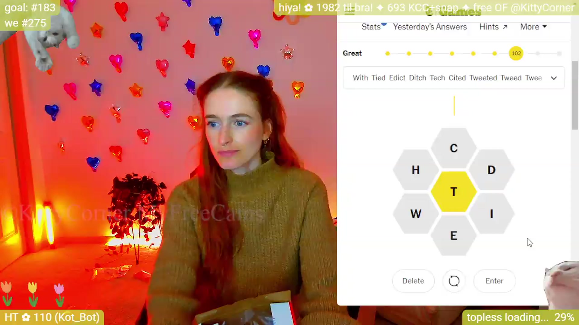 Gallery image thumbnail from KittyCorner's myfreecams stream on, 05/12/2026, 02:44 image 18 of 20