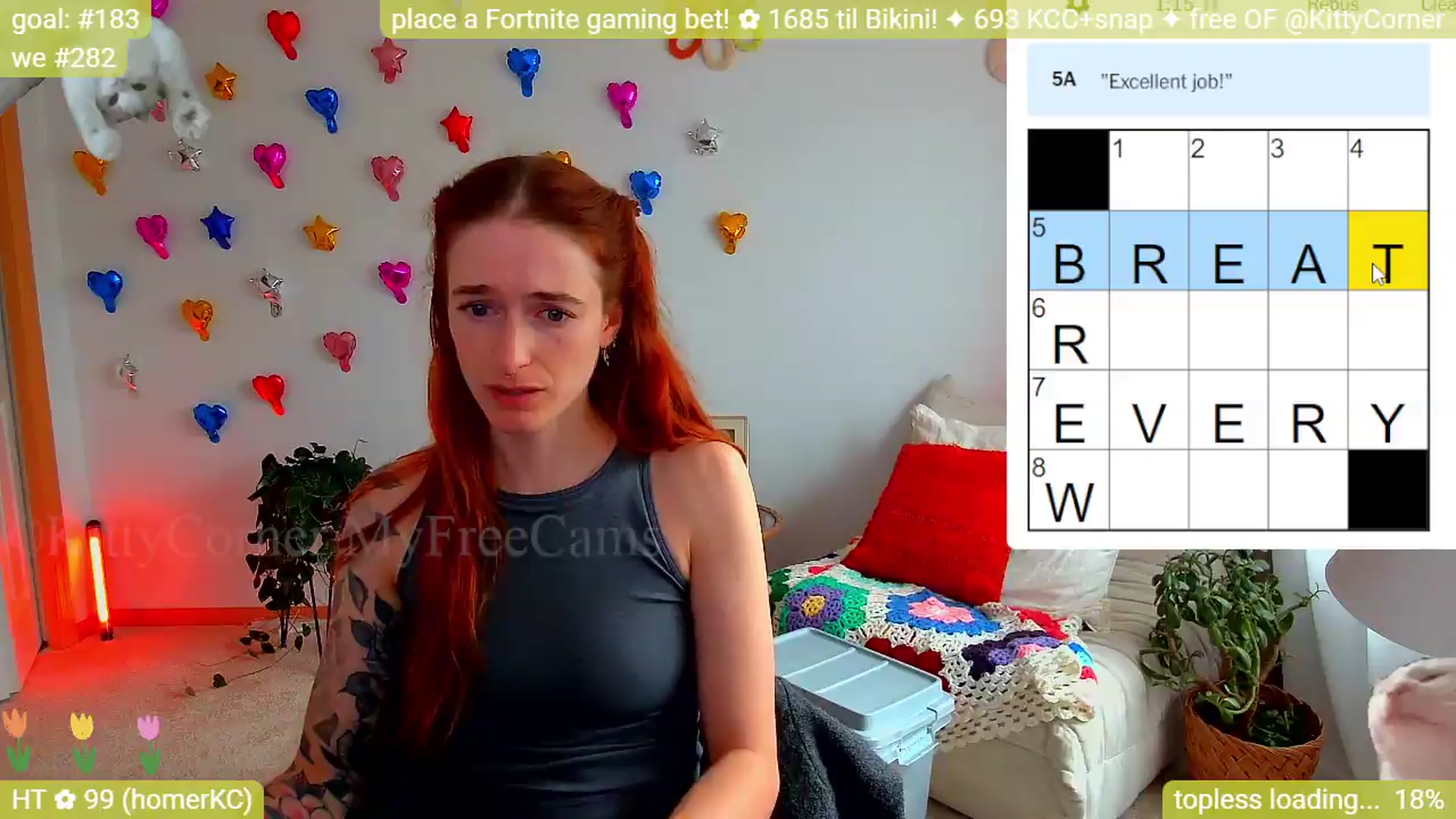 Gallery image thumbnail from KittyCorner's myfreecams stream on, 05/12/2026, 21:41 image 16 of 20