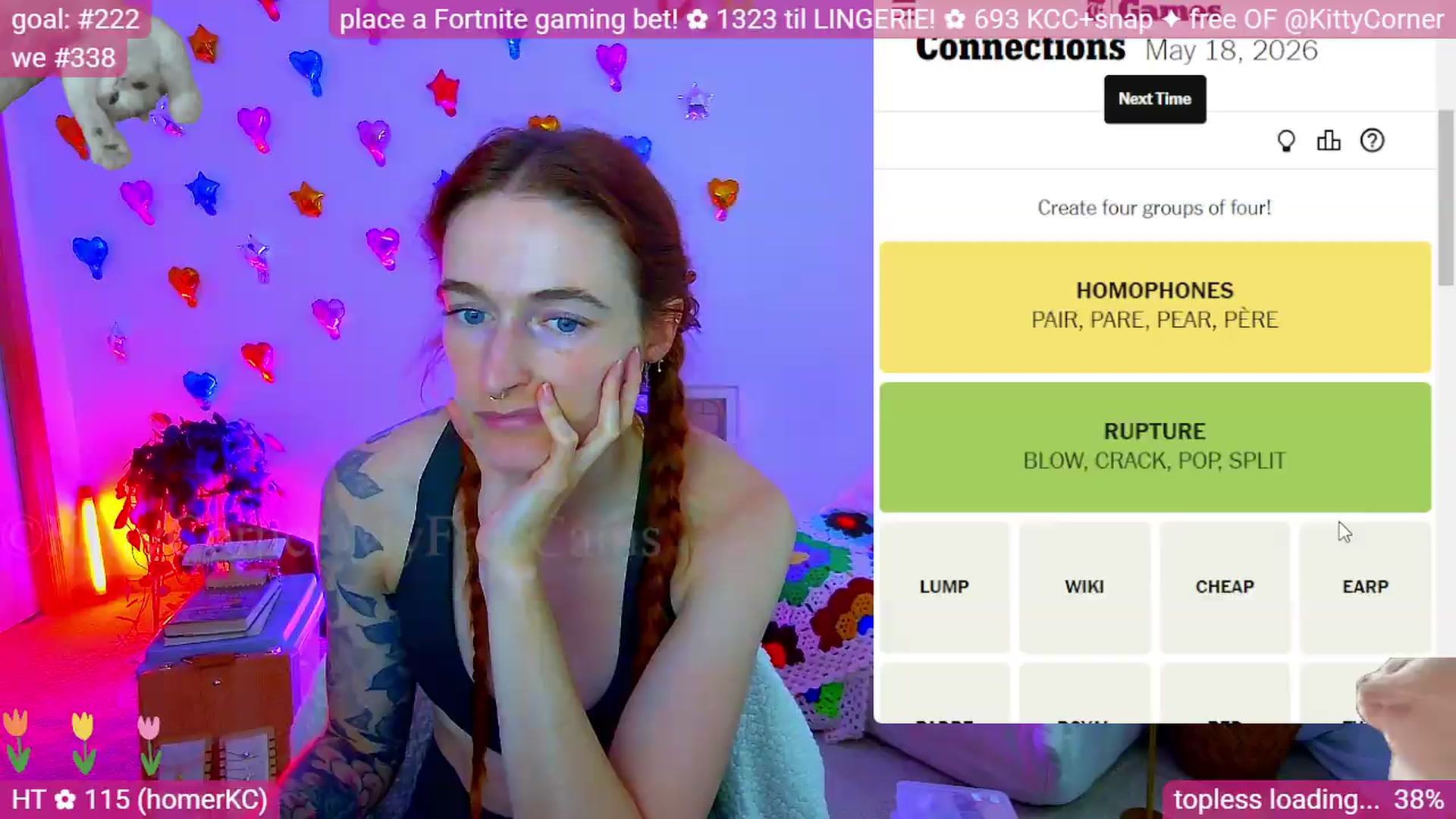 Gallery image thumbnail from KittyCorner's myfreecams stream on, 05/19/2026, 02:06 image 6 of 20