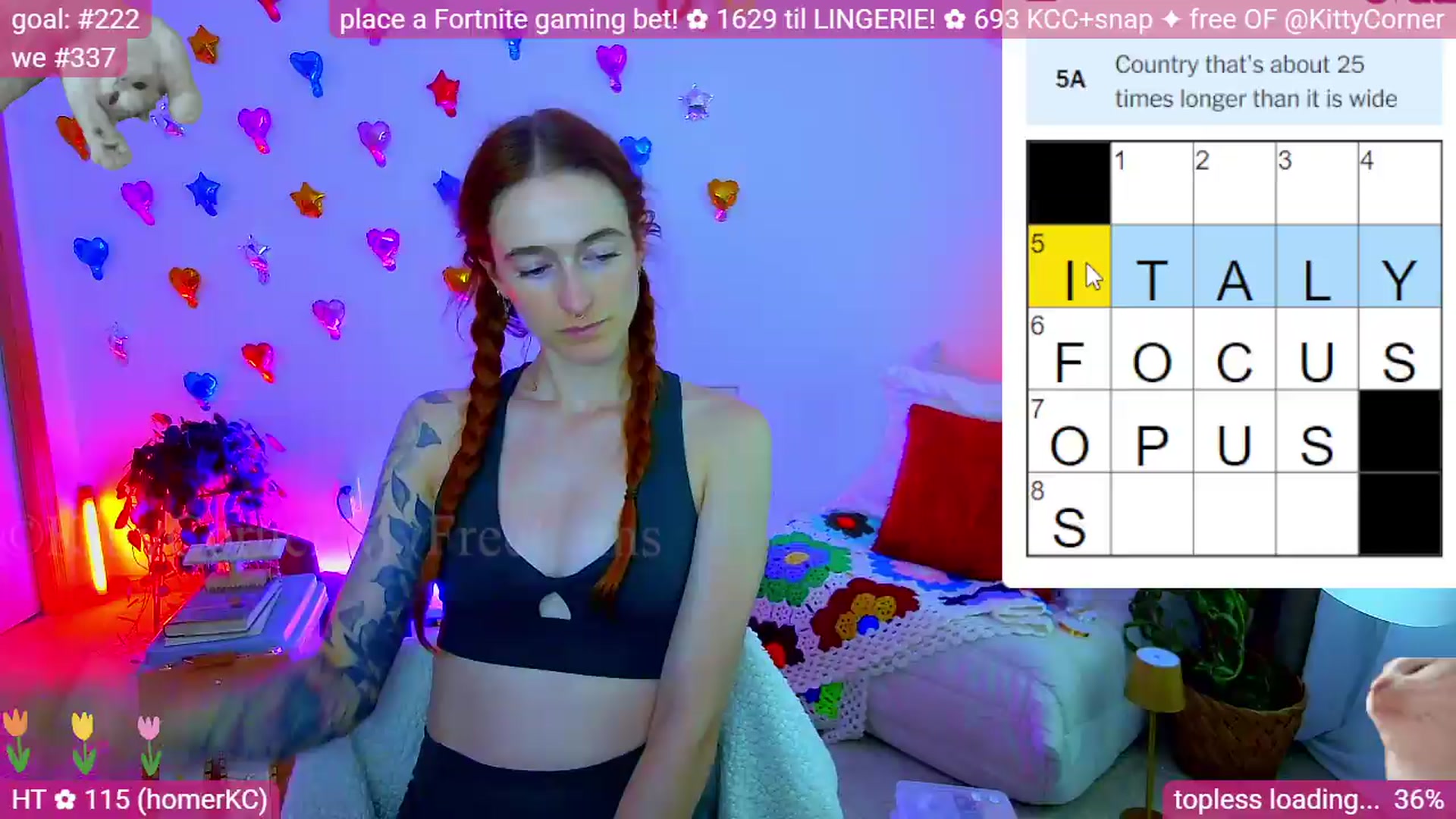 Gallery image thumbnail from KittyCorner's myfreecams stream on, 05/19/2026, 02:06 image 3 of 20