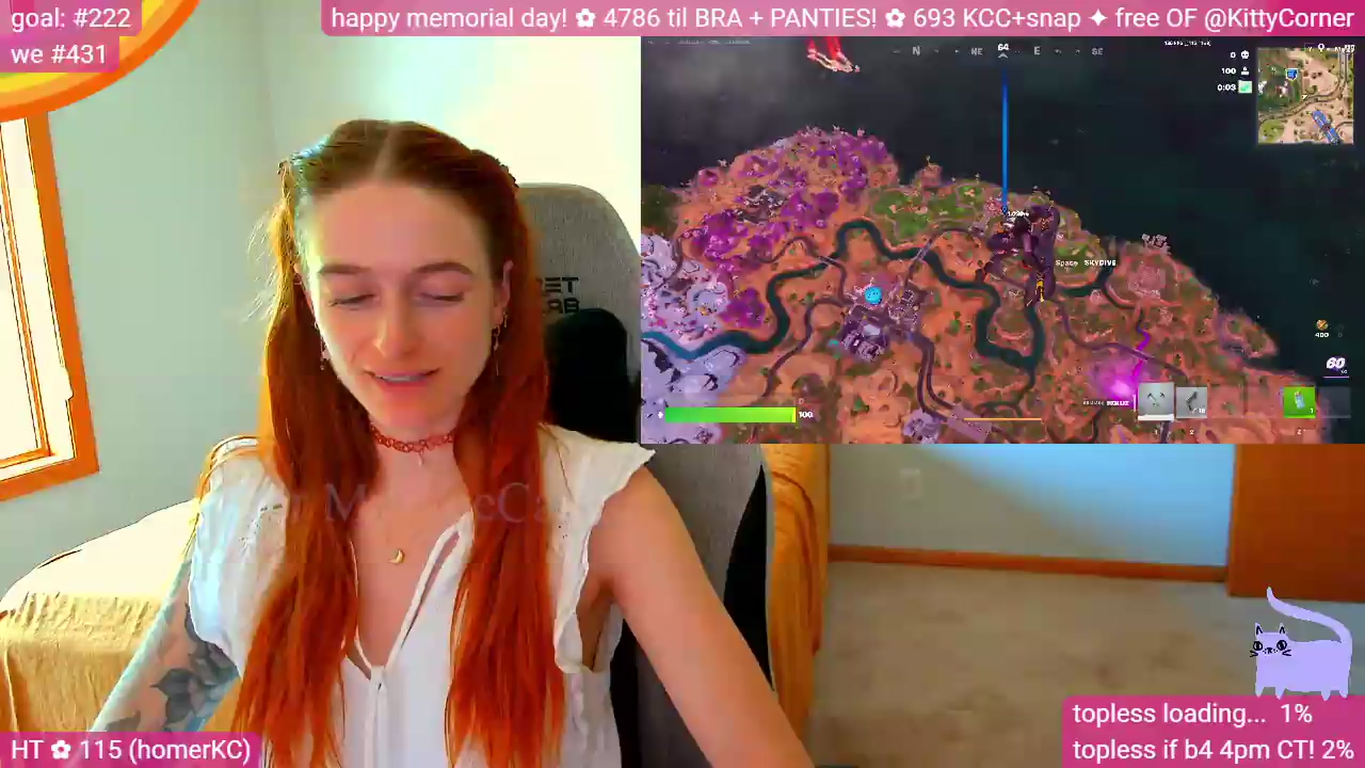 Gallery image thumbnail from KittyCorner's myfreecams stream on, 05/25/2026, 22:34 image 1 of 20