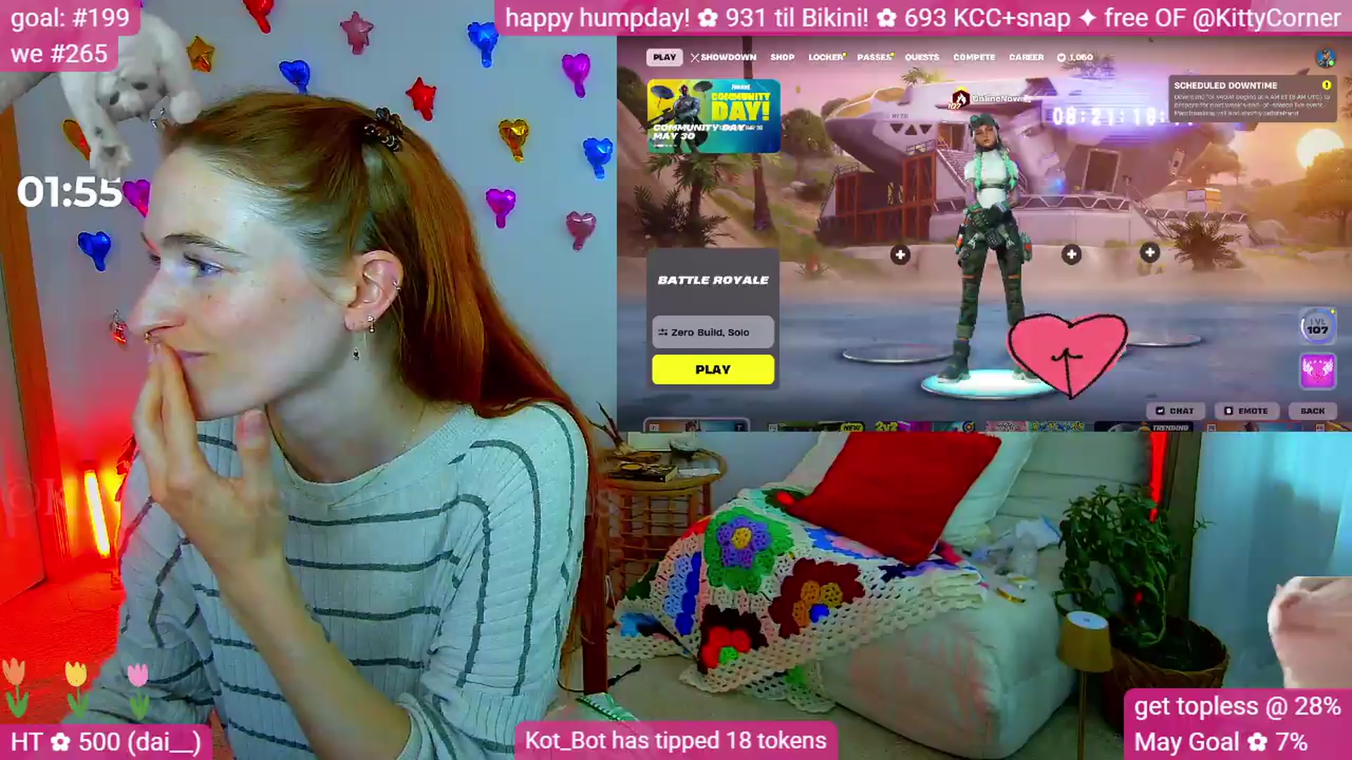 Gallery image thumbnail from KittyCorner's myfreecams stream on, 05/28/2026, 01:46 image 19 of 20