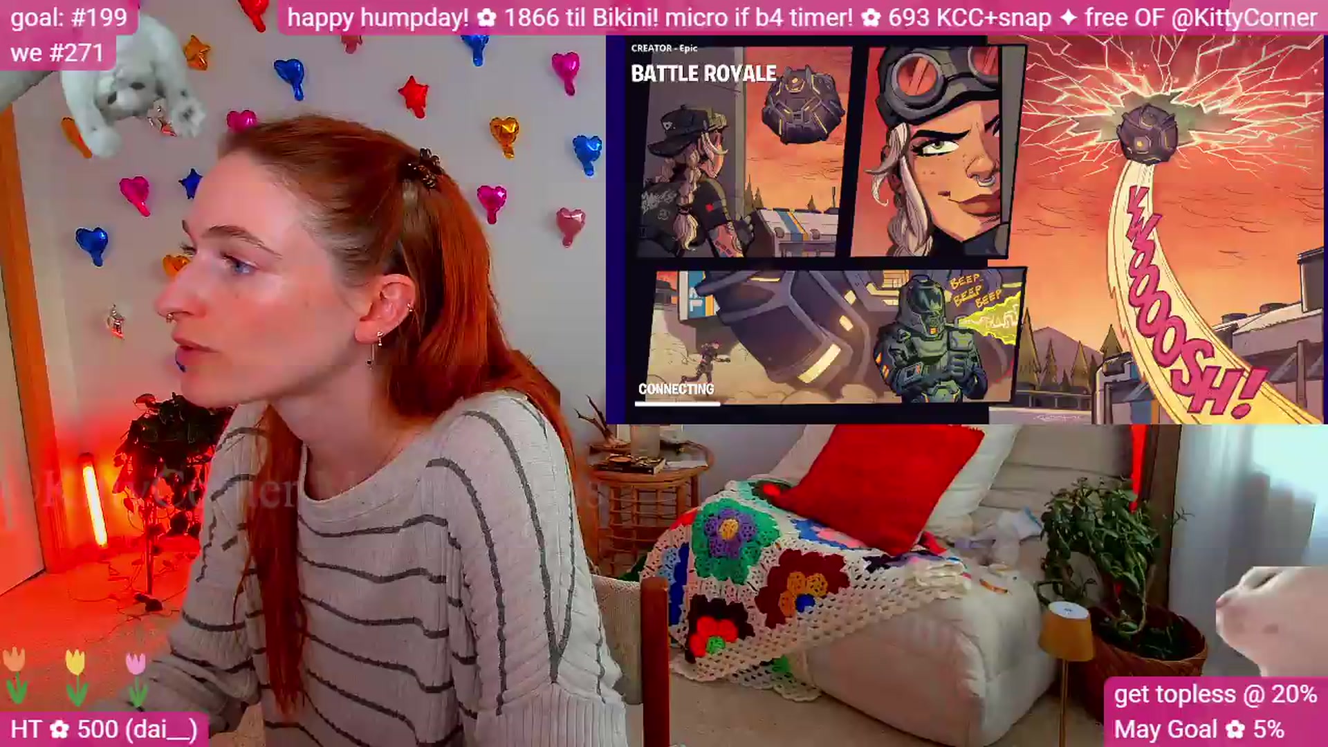 Gallery image thumbnail from KittyCorner's myfreecams stream on, 05/28/2026, 01:46 image 1 of 20