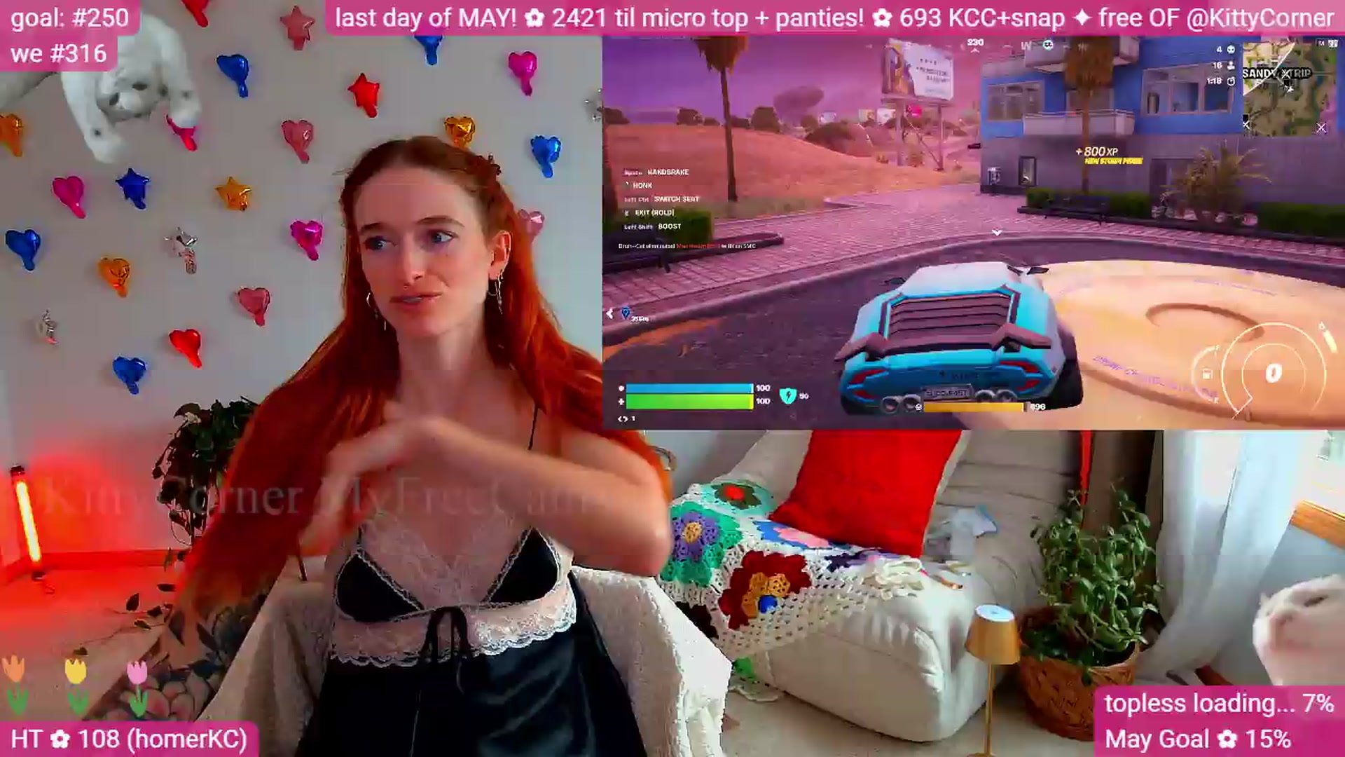 Gallery image thumbnail from KittyCorner's myfreecams stream on, 05/31/2026, 21:40 image 8 of 20