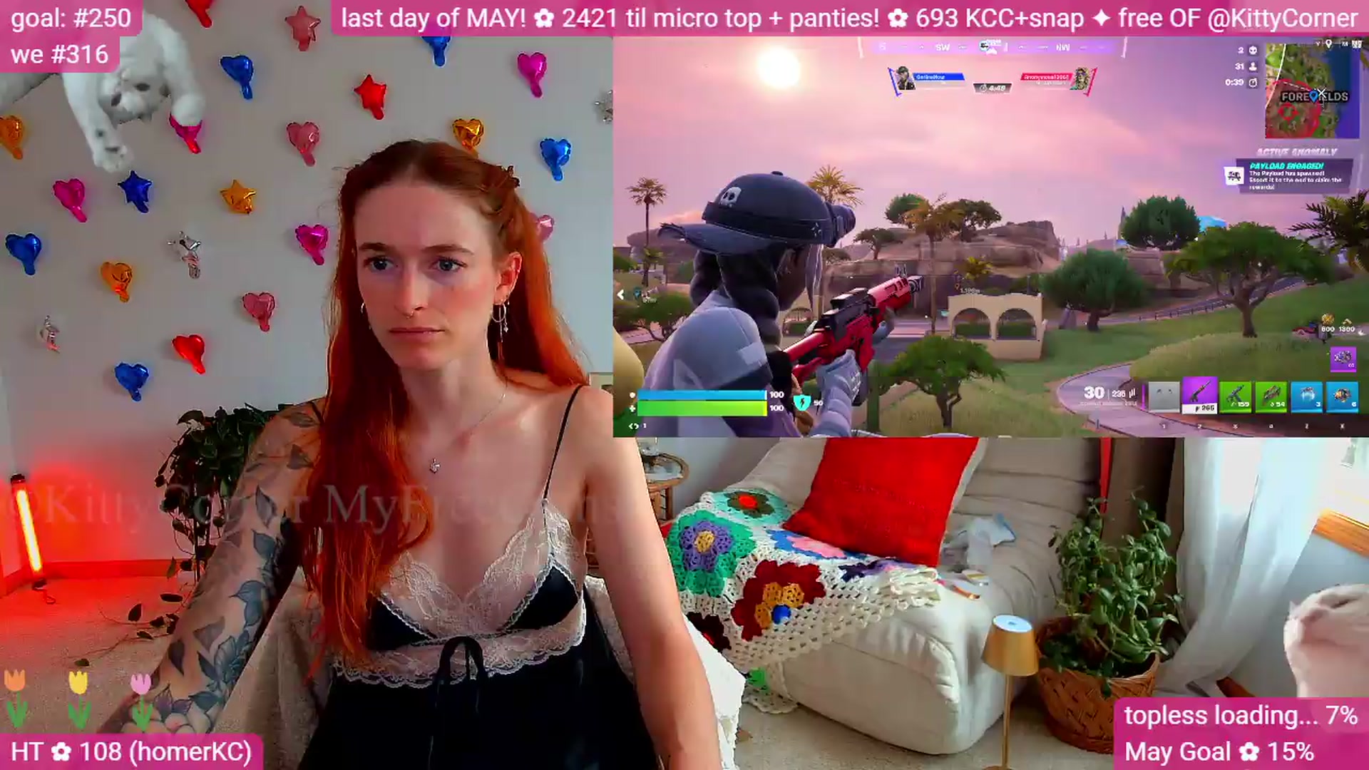 Gallery image thumbnail from KittyCorner's myfreecams stream on, 05/31/2026, 21:40 image 7 of 20