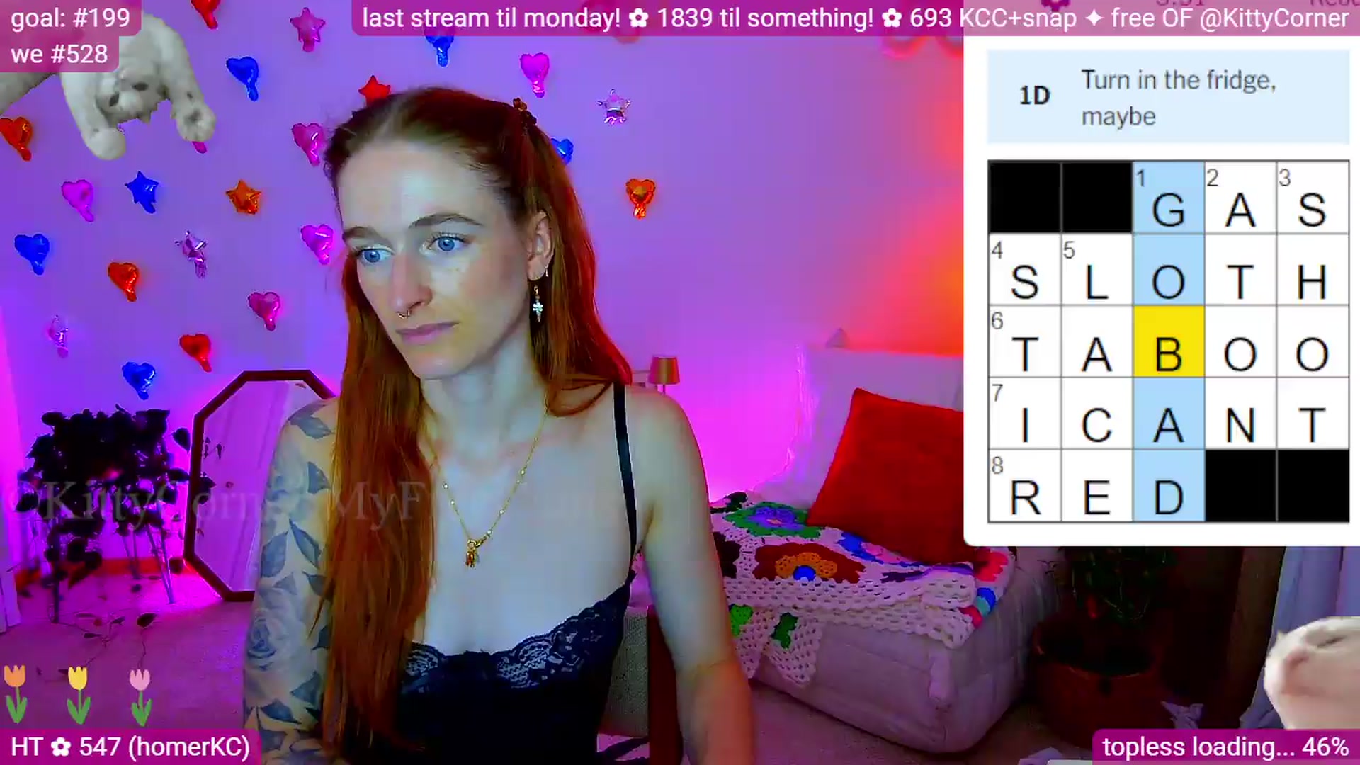 Gallery image thumbnail from KittyCorner's myfreecams stream on, 06/04/2026, 03:14 image 8 of 20