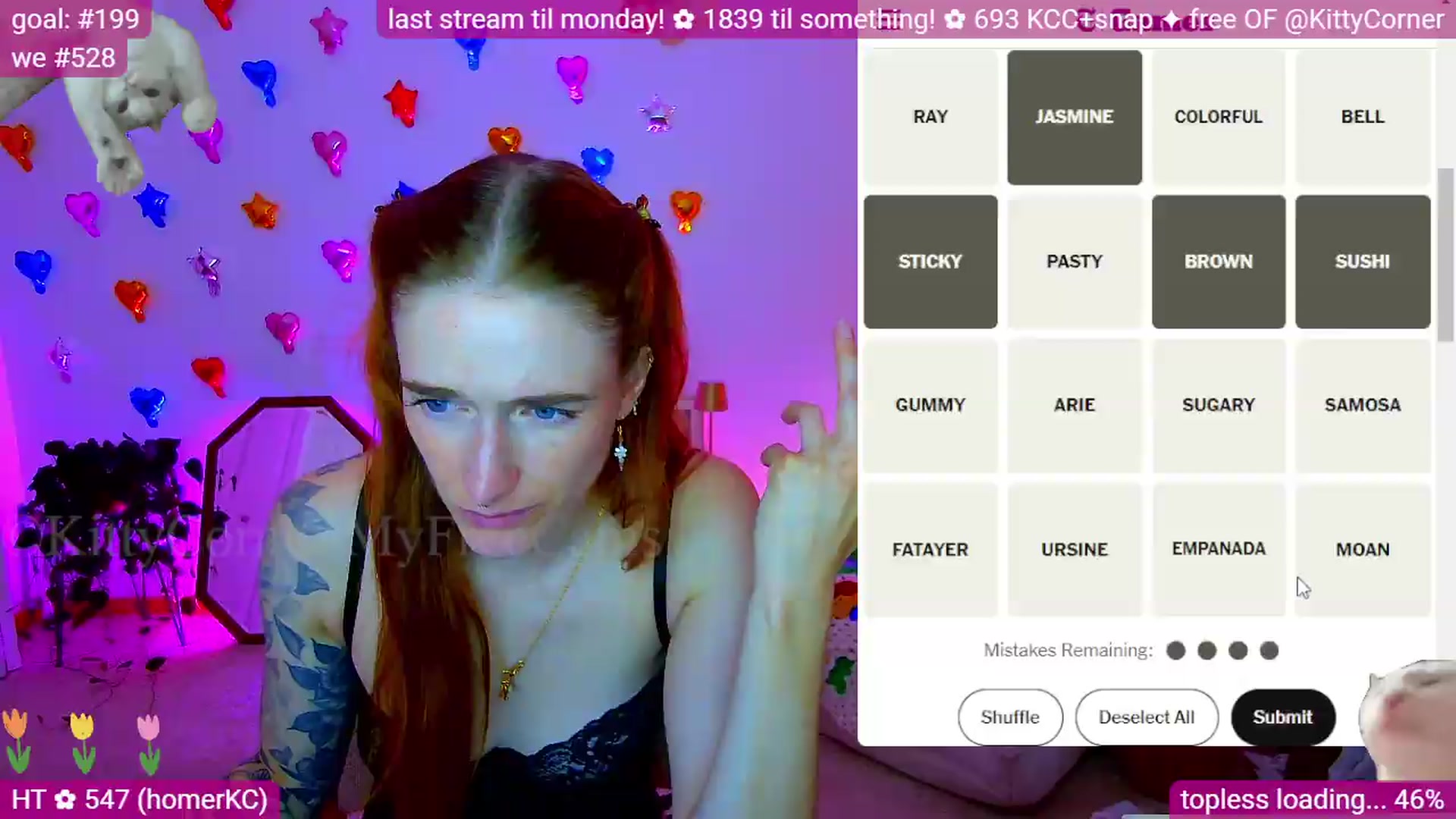 Gallery image thumbnail from KittyCorner's myfreecams stream on, 06/04/2026, 03:14 image 9 of 20
